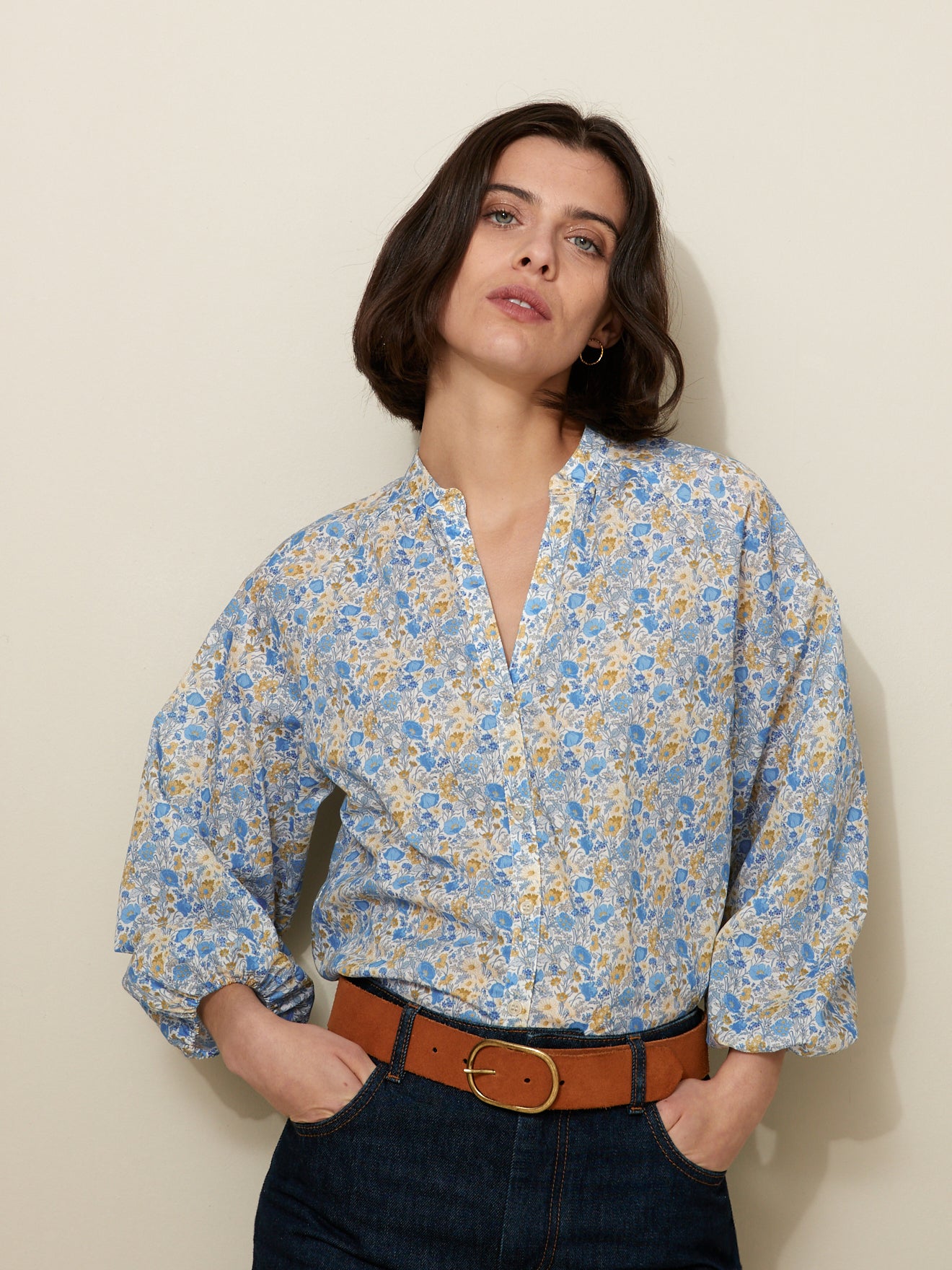 Blouse femme - Tissu Liberty Florence May
