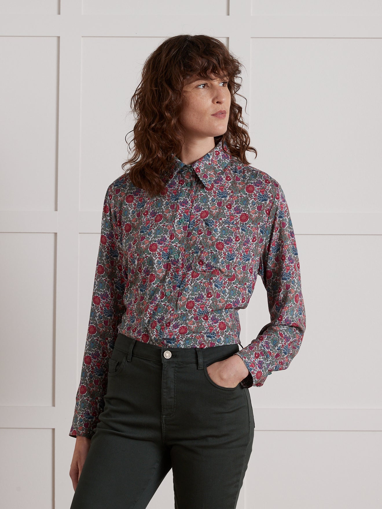 Tissu Liberty Cyrillus Blouse Fille Tissu Liberty Chemisier