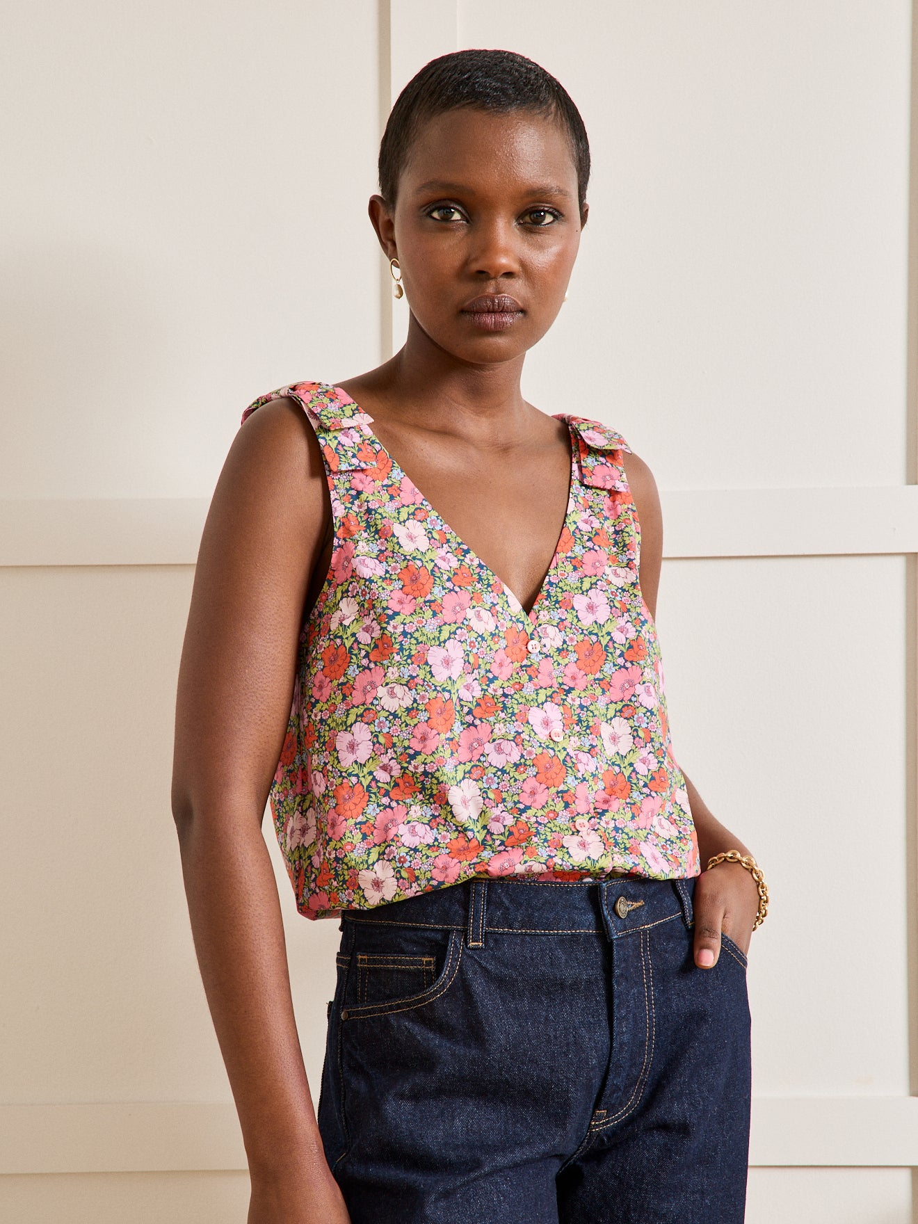 Womens Blouse Cyrillus Blouse Fille Stretchable Blouse Multicolore