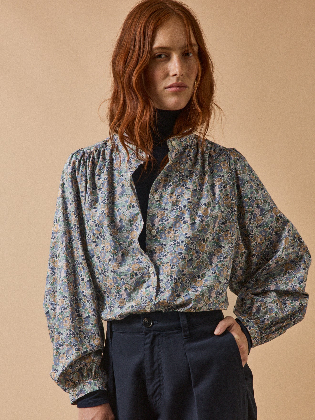 Blouse femme tissu Liberty Limited Collection Cyrillus FR