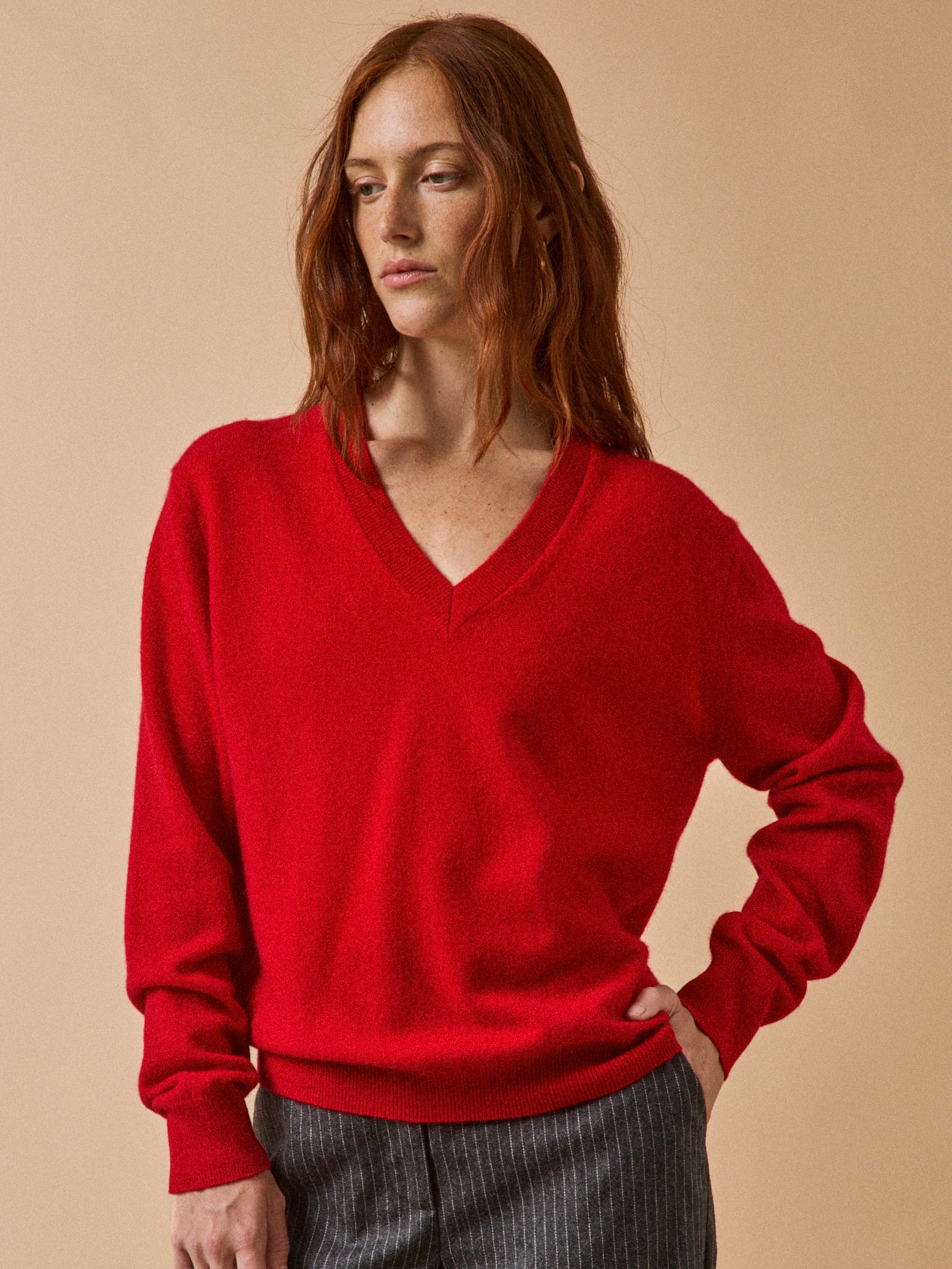 Pull col V femme Collection Cachemire Cyrillus FR