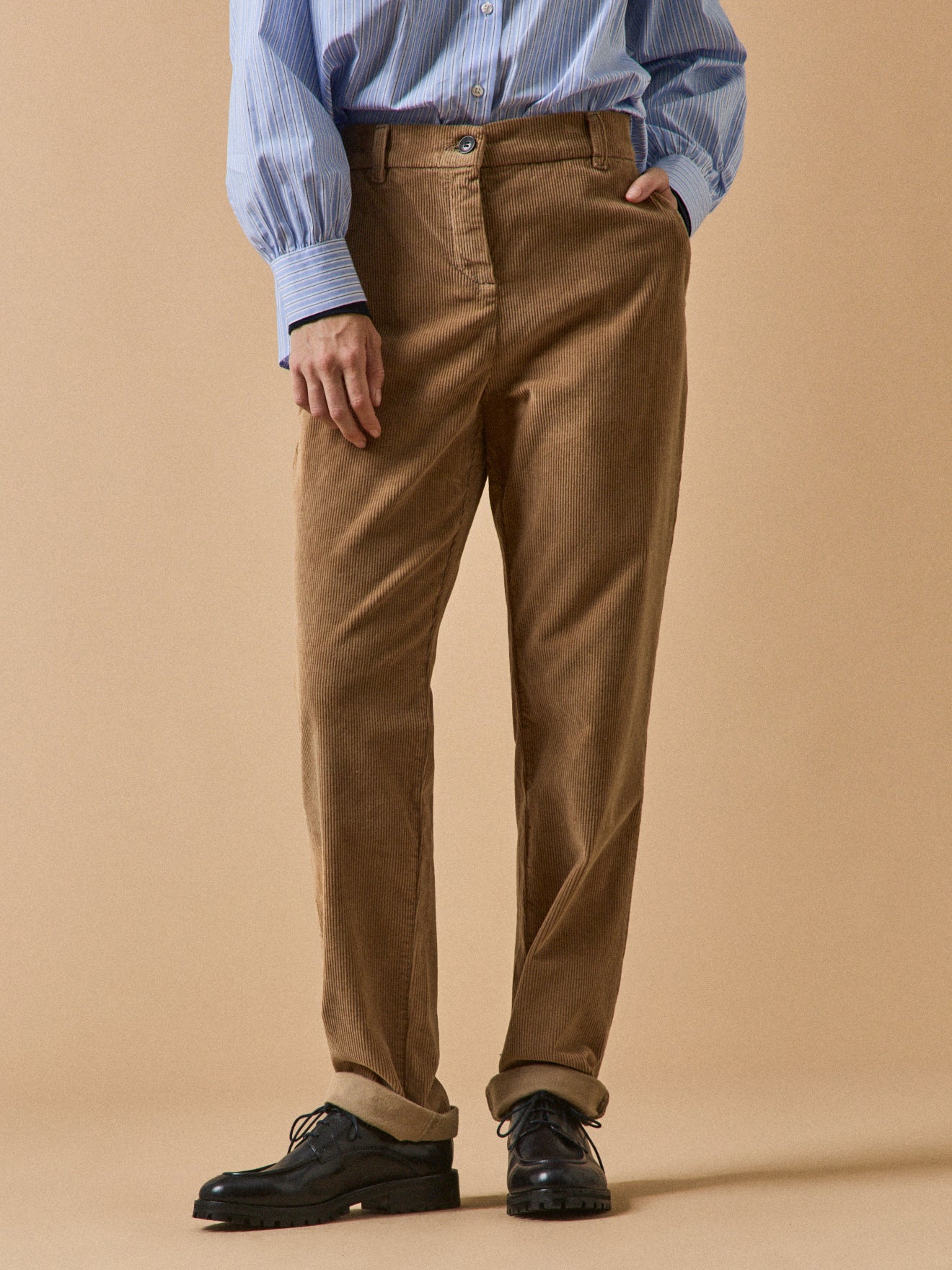 Pantalon Chino Femme Miso Rouge Avec Ceinture - Taille 36 Longueur L32 (W28/L32) - Neuf Avec étiquettes