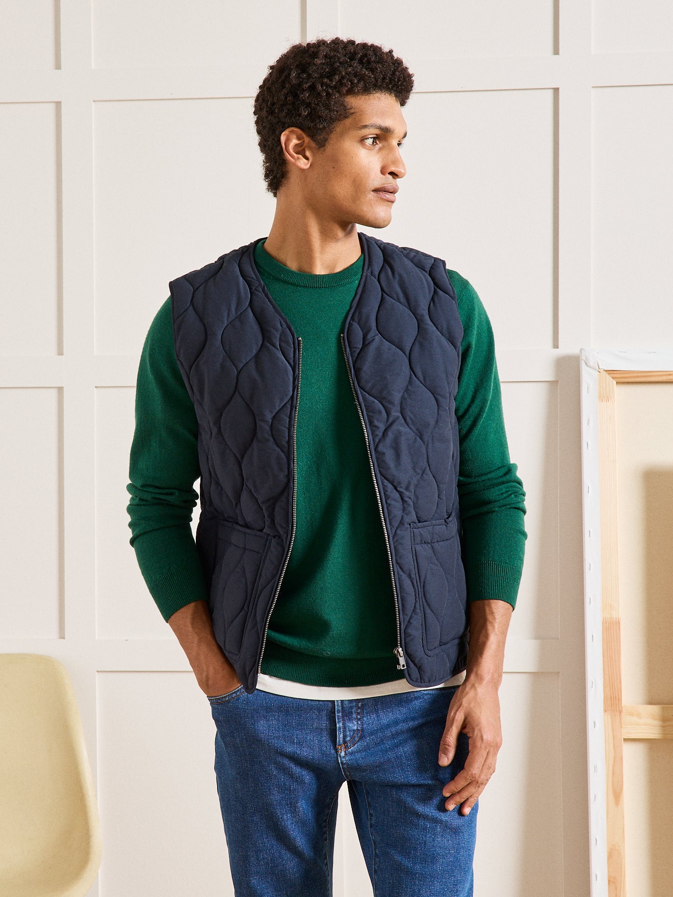 Promod Blouson En Jean Sans Manche Promod Cardigan Femme Sans