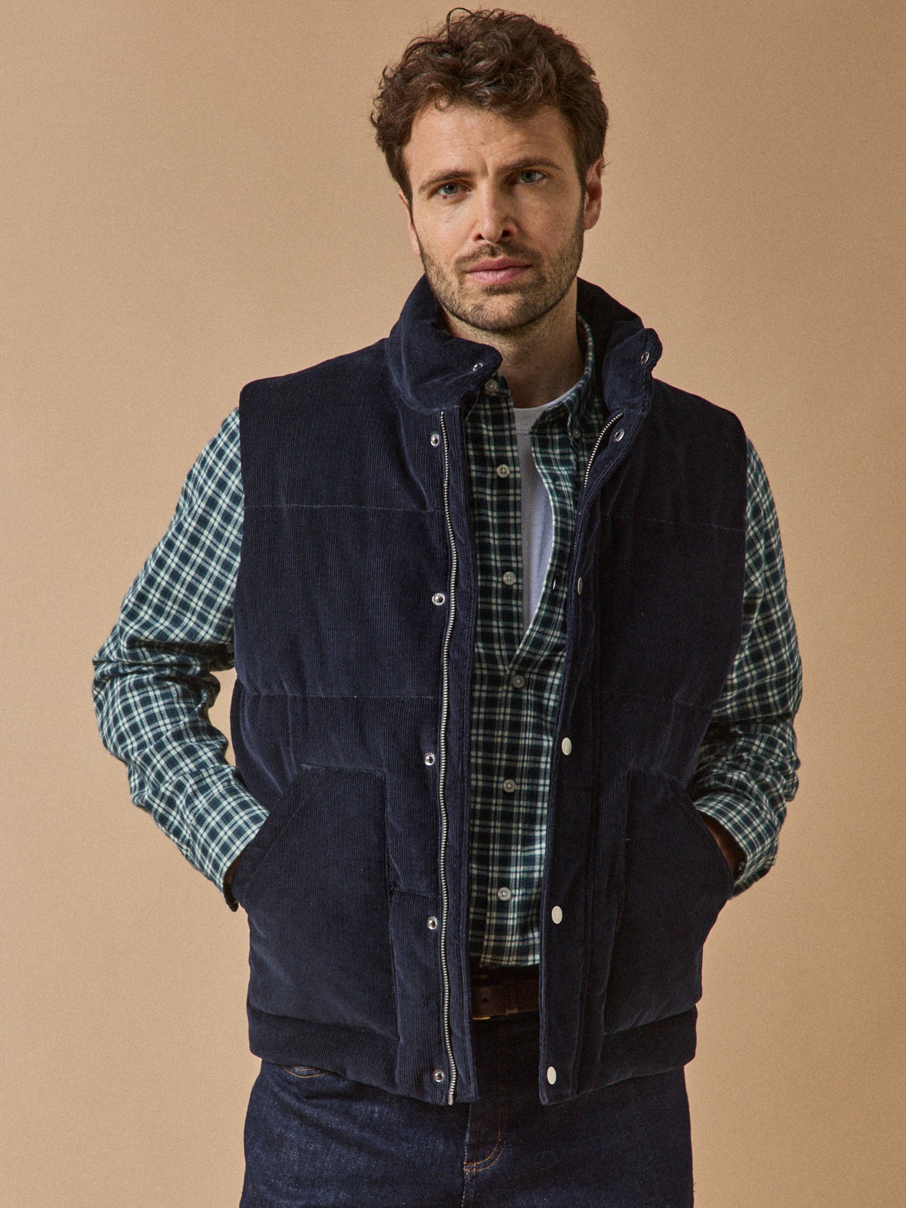 Veste matelassée sans manches velours homme Cyrillus FR