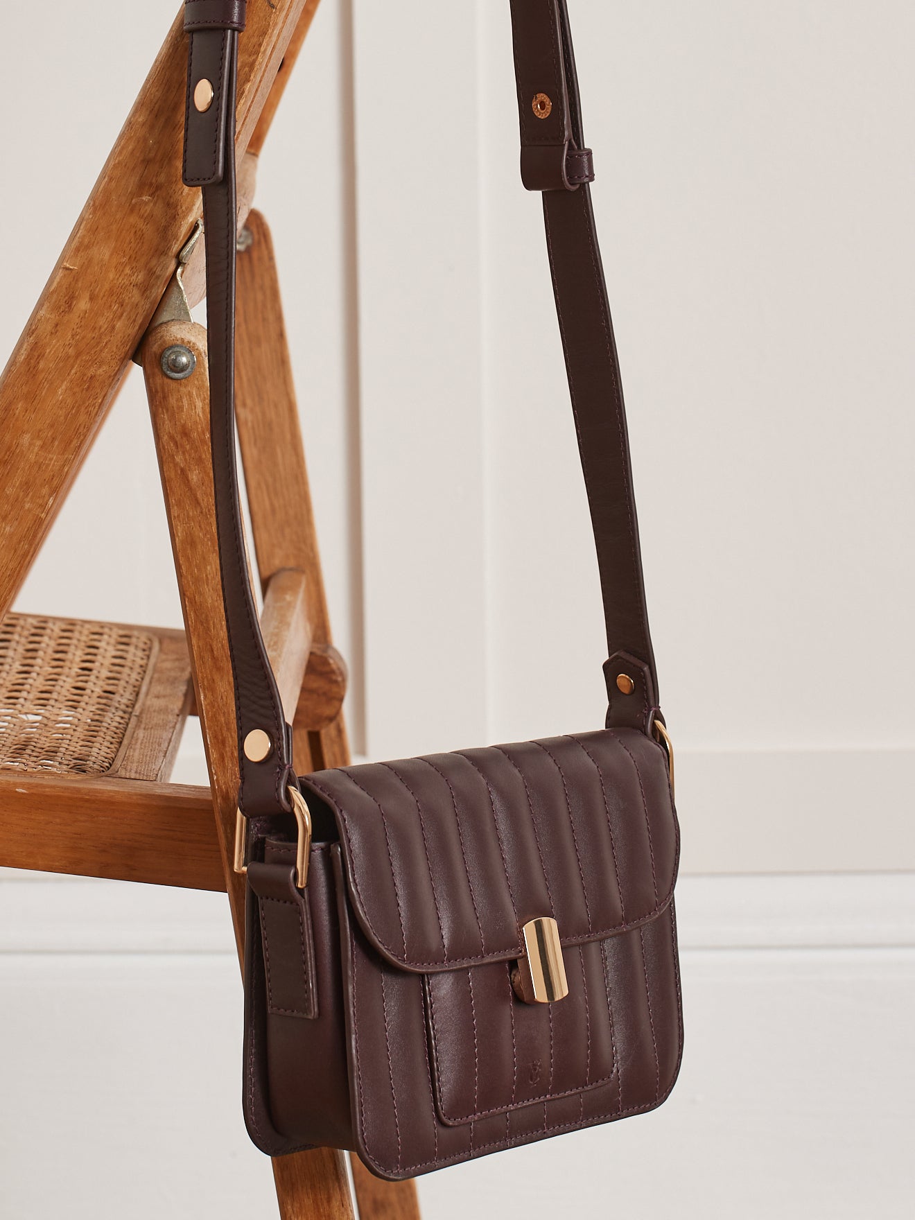 Sac besace femme cuir matelassé Collection Maroquinerie Cyrillus