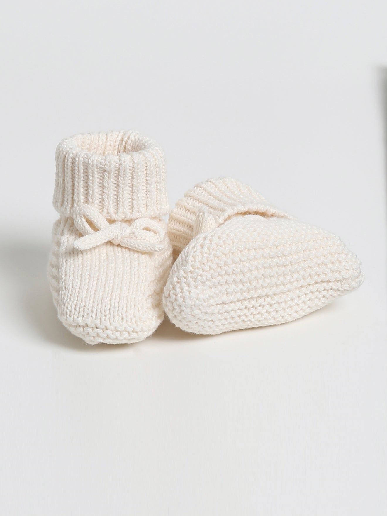 Chaussons Chaussettes Bébé en tricot de coton biologique