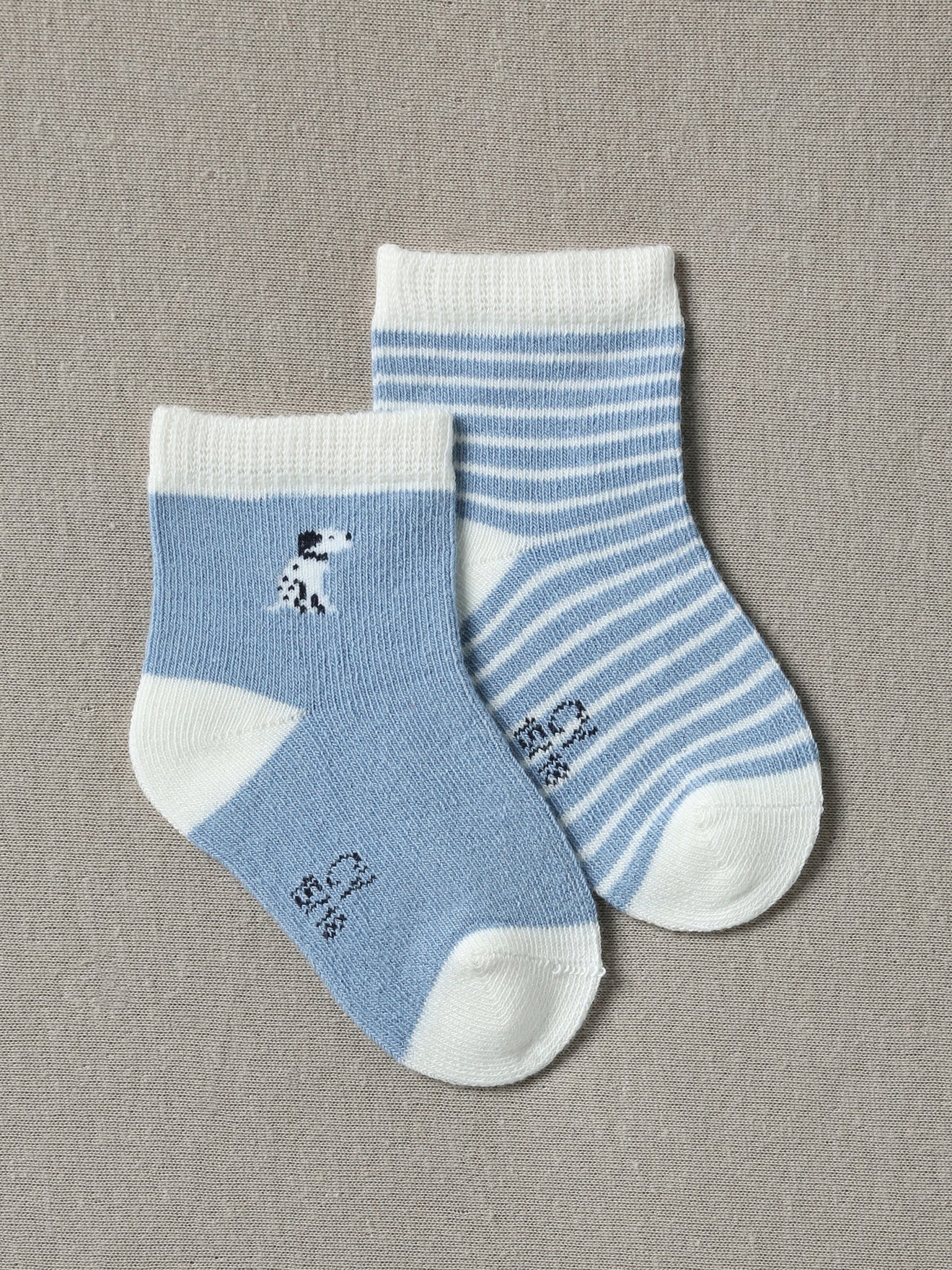 Lot de 2 paires de chaussettes bébé en tricot variante 1