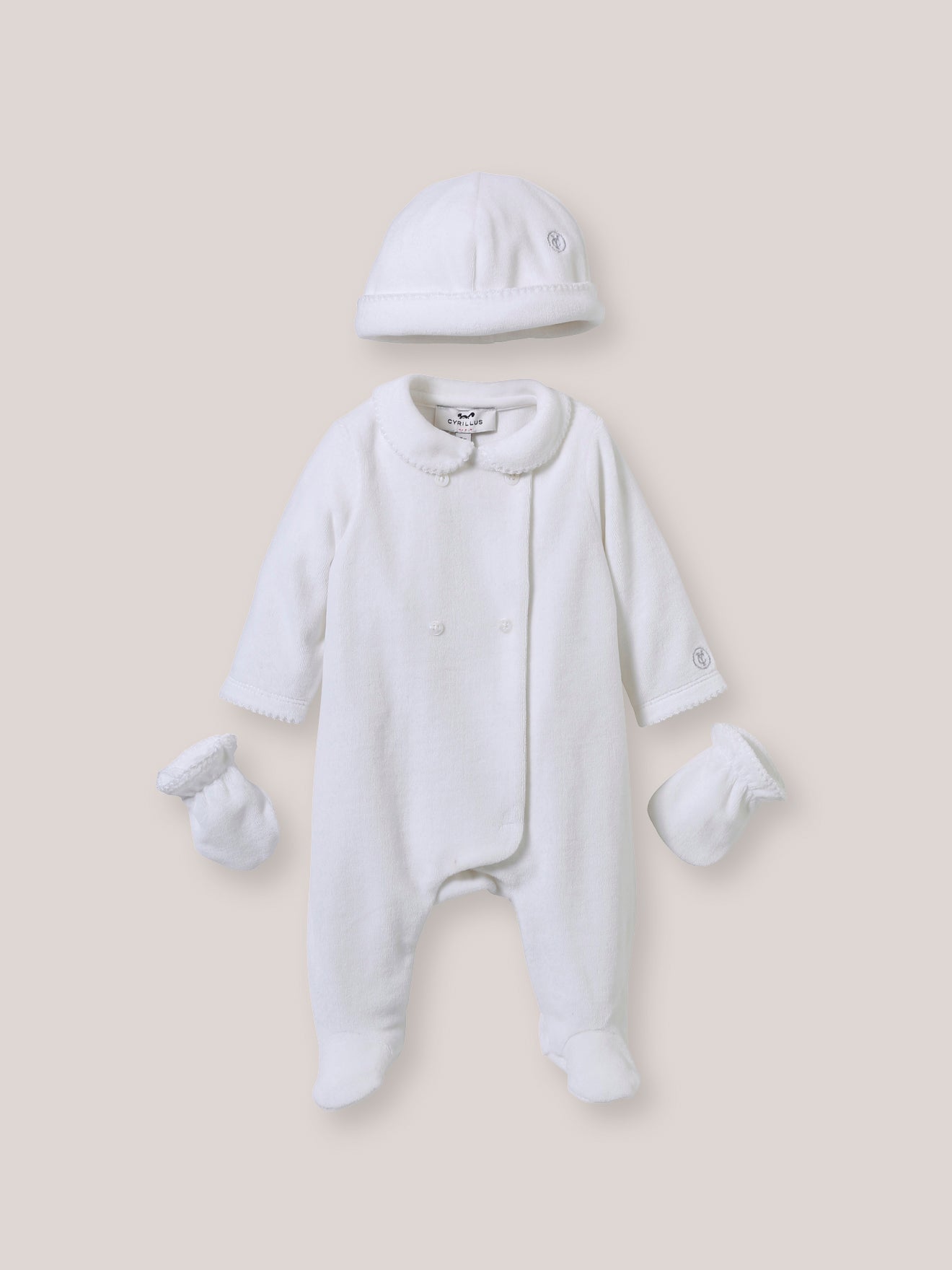 Pyjama Bébé NEXT Dors-Bien – Lot De 3 Bodies 100% Coton – Taille 1 Mois – Blanc