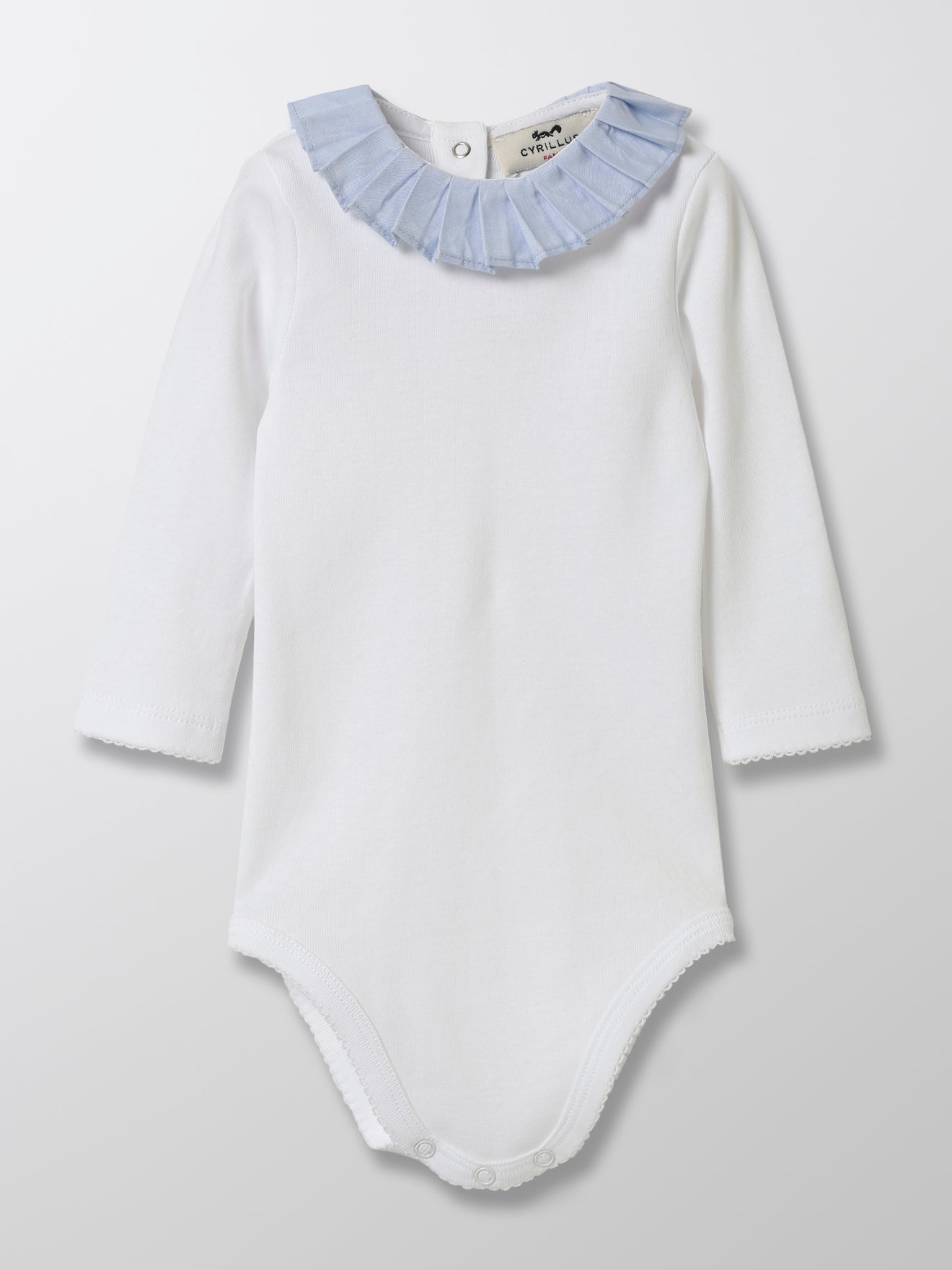 Body Bébé col plissé - Coton biologique
