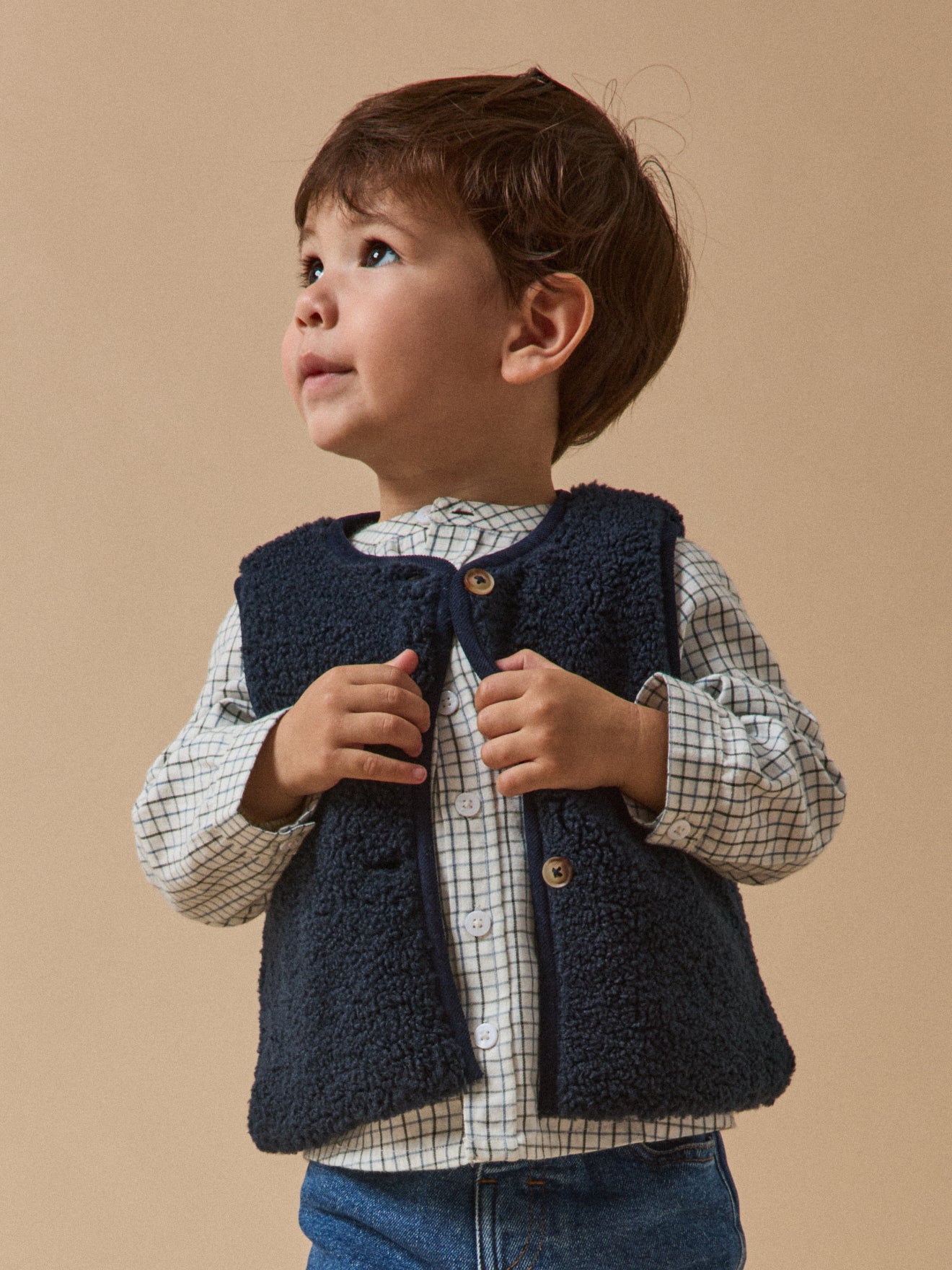 Veste sans manches en sherpa Bébé Cyrillus FR - Main Image