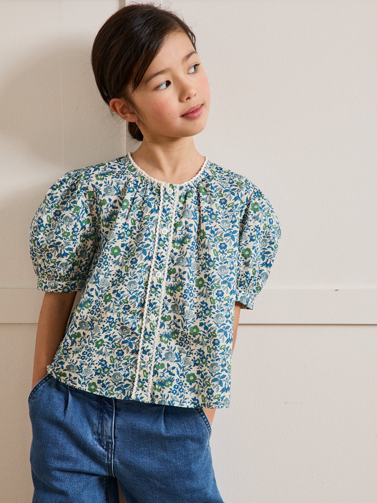 Tissu Liberty Blouse Femme Liberty Chemise Cyrillus Chemise Femme