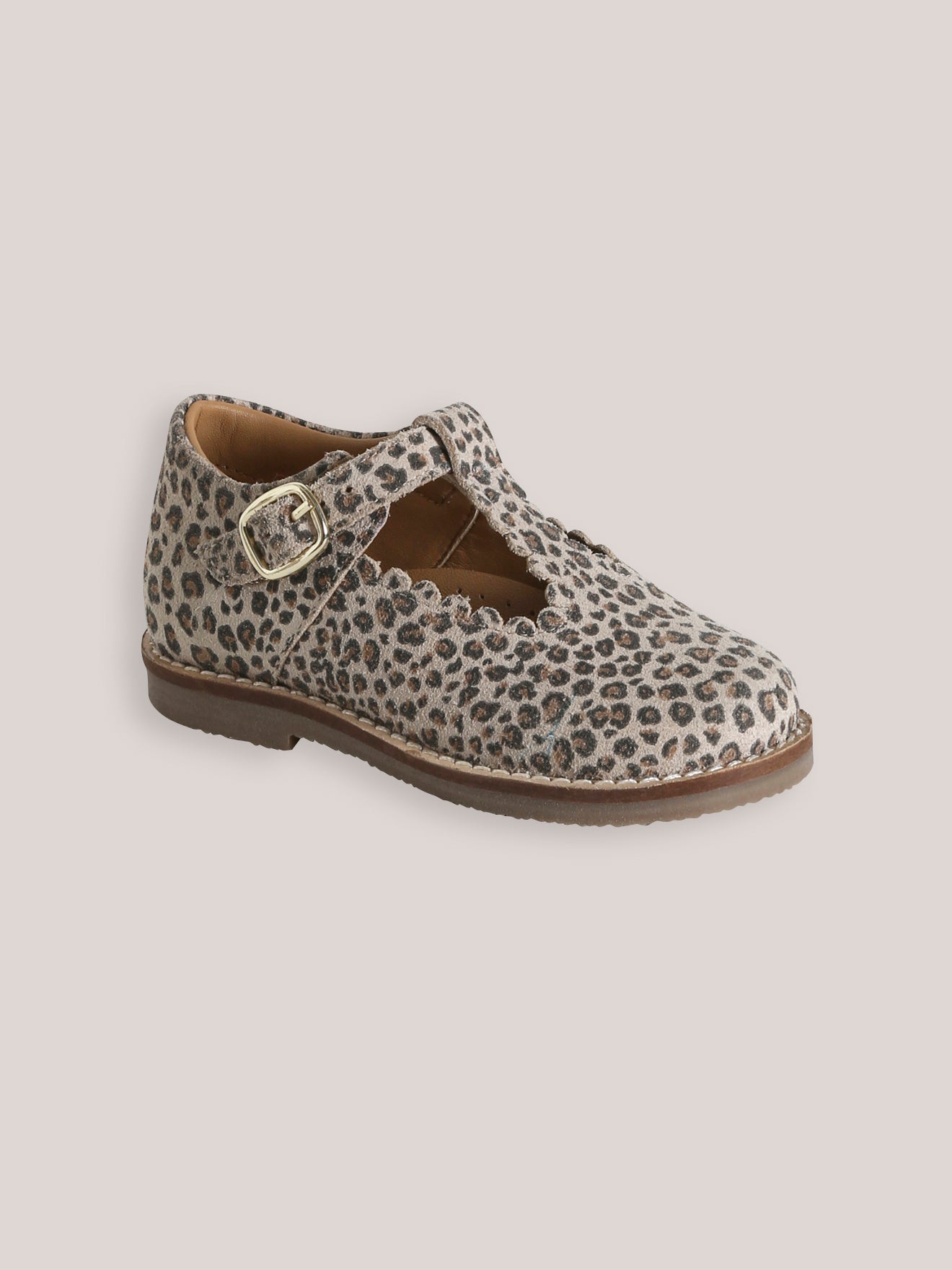 Salomés léopard Fille en cuir - FR
