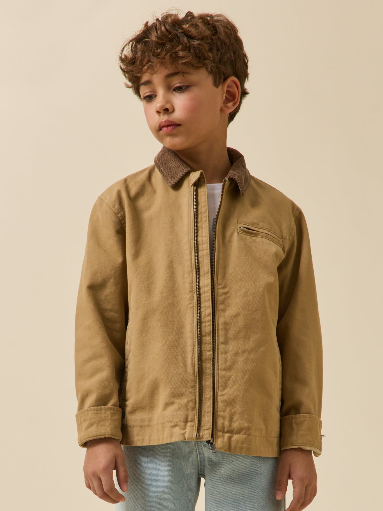 Blouson en twill garçon