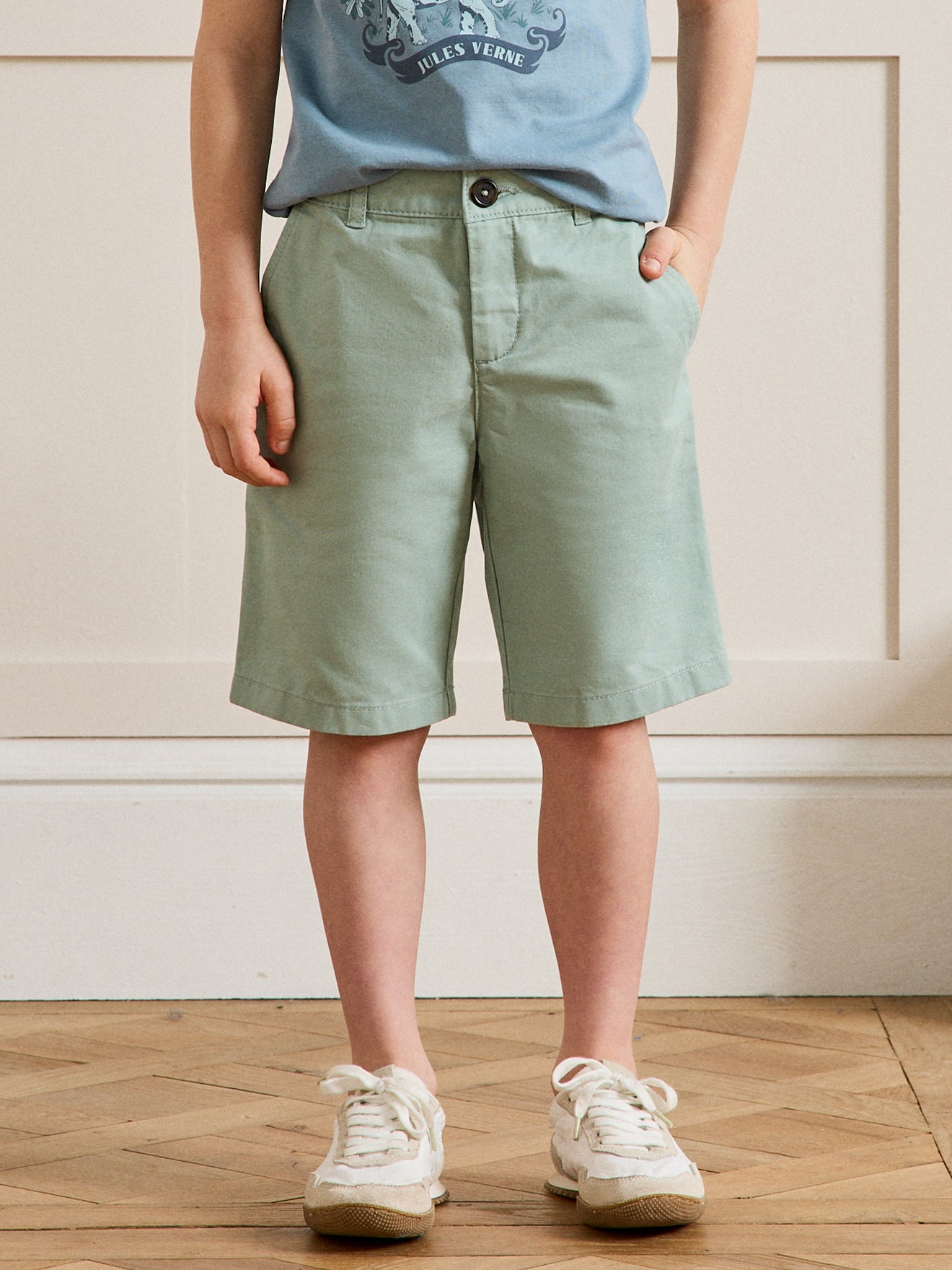 Enfant Bermuda Beige Garcon Short Blanc Enfant Garçon Bermuda En