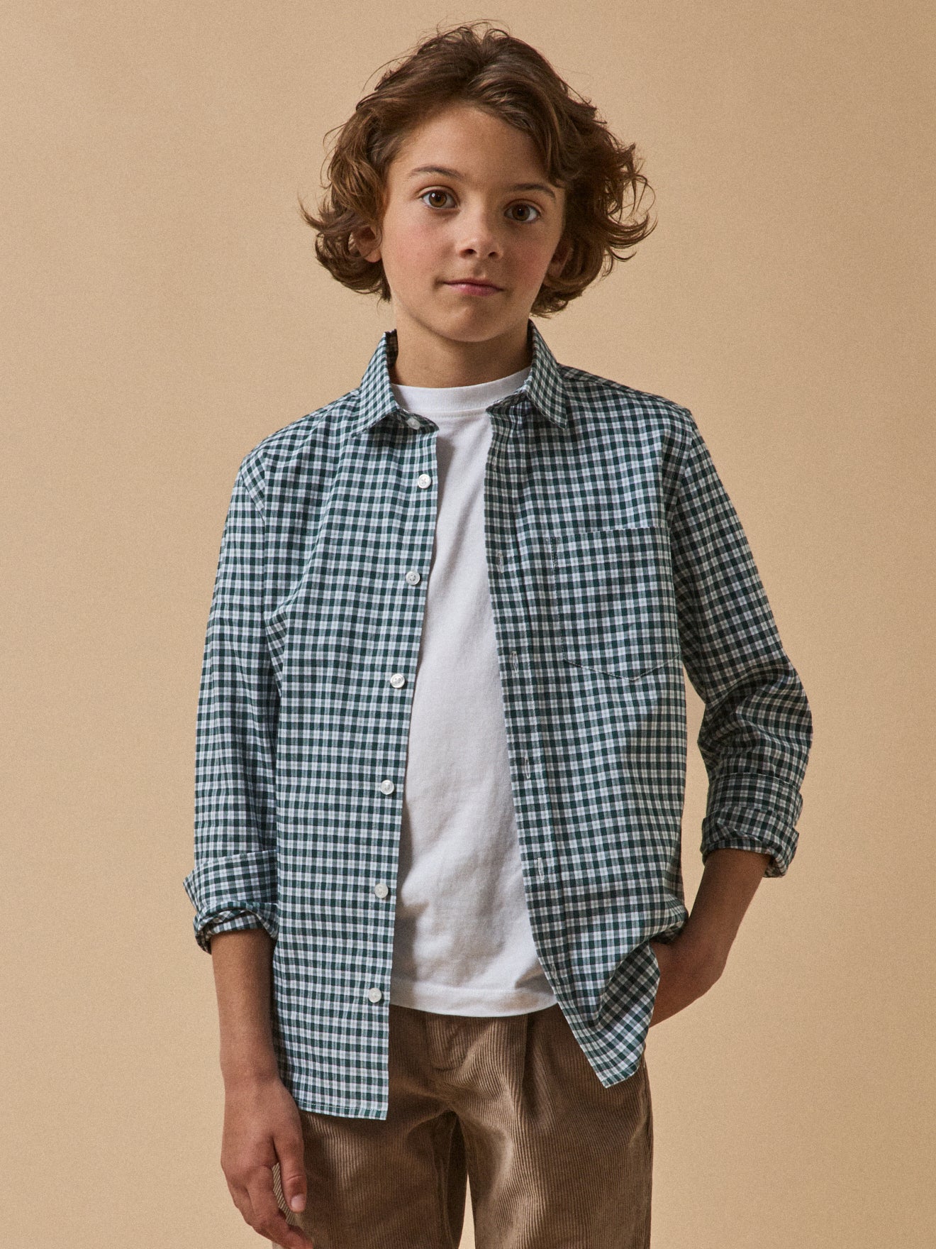 Chemise à carreaux Garçon Cyrillus FR