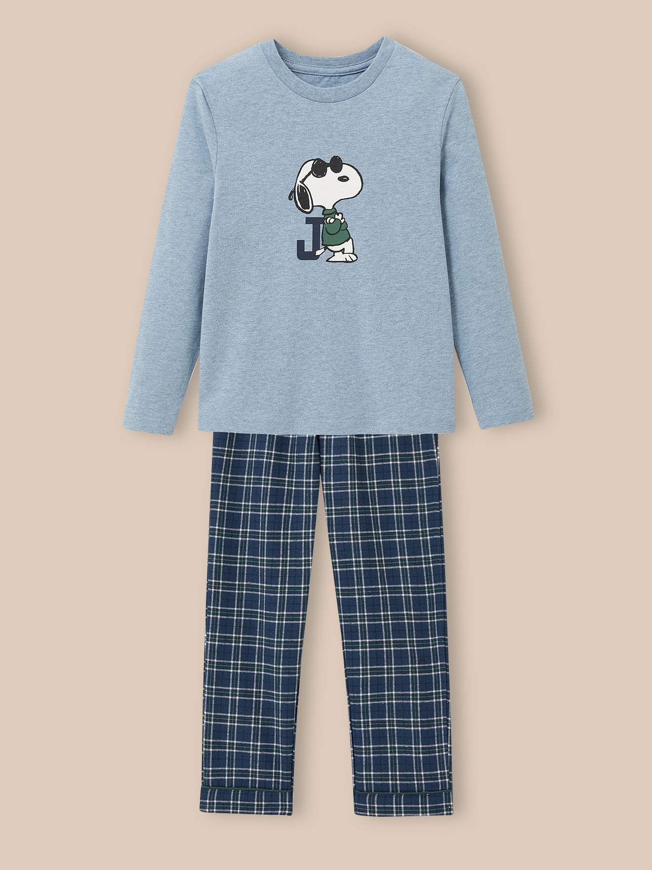 Pyjama Snoopy Peanuts – Catch My Drift – Bleu – Taille Grand – Neuf Avec étiquettes