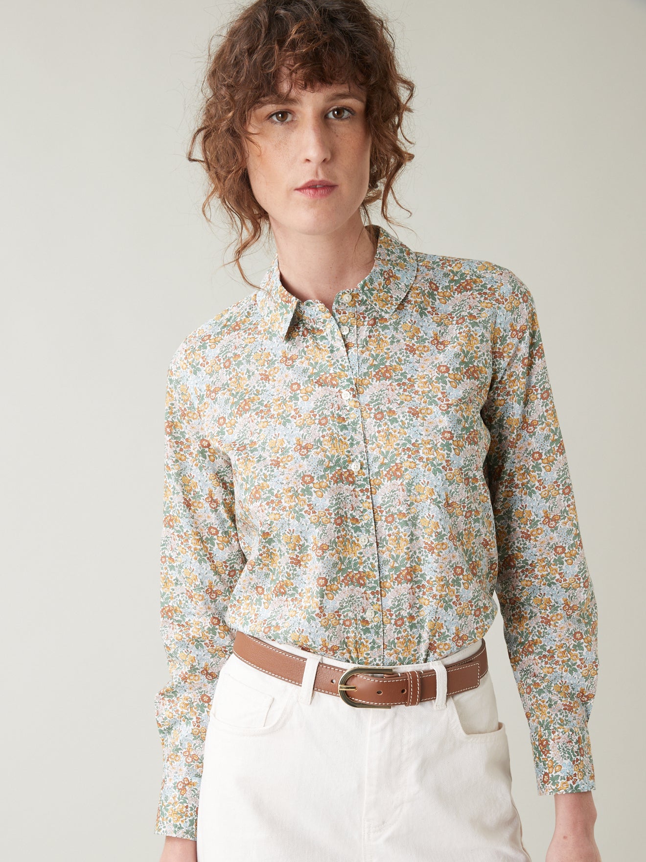 Tissu Liberty Cyrillus Chemise Chemise Cyrillus Discount Femme