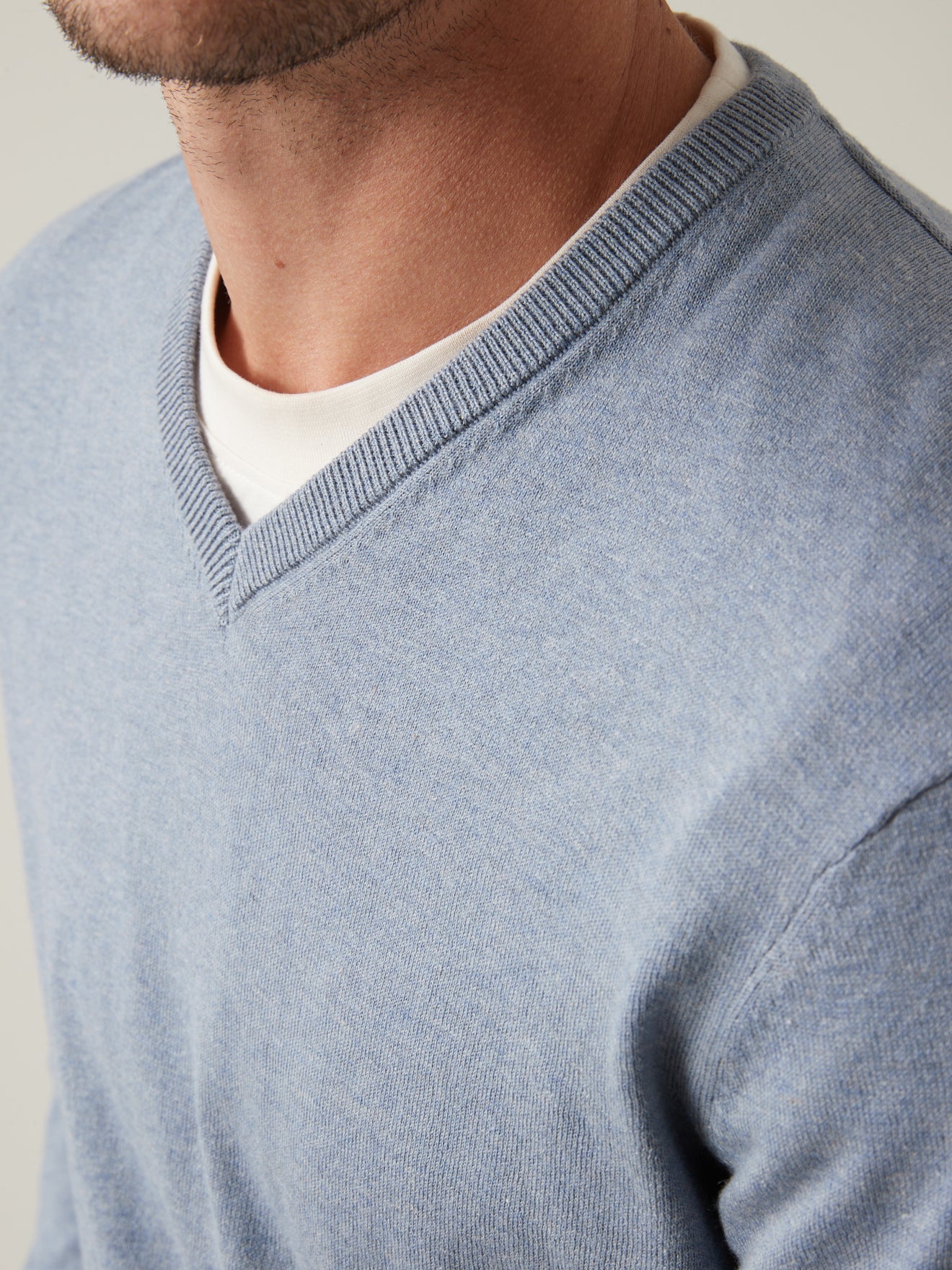 Cyrillus Pull Cachemire Col V Homme Pull Col V Homme Coton, Soie