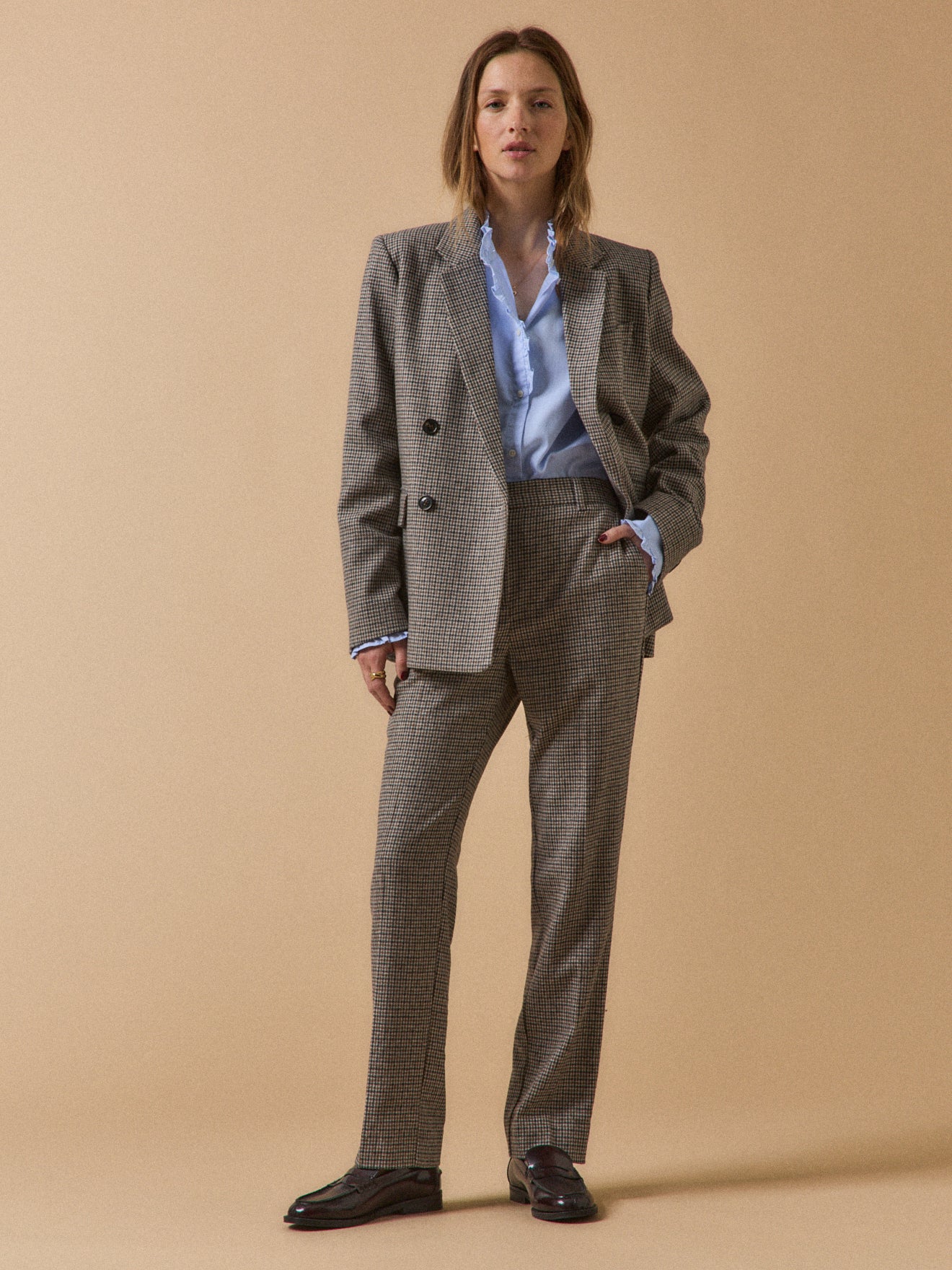 Veste Tailleur Femme Carreaux Veste Surchemise Veste Pimkie