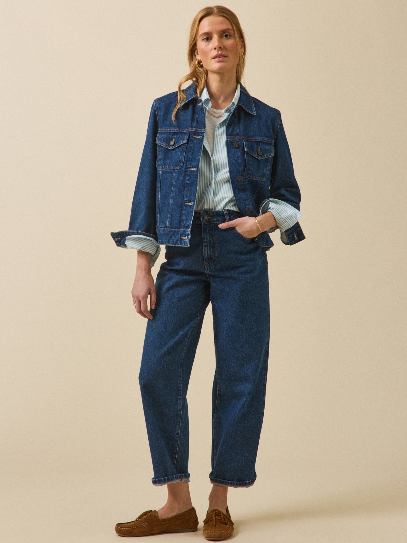 Veste en jean femme coton biologique