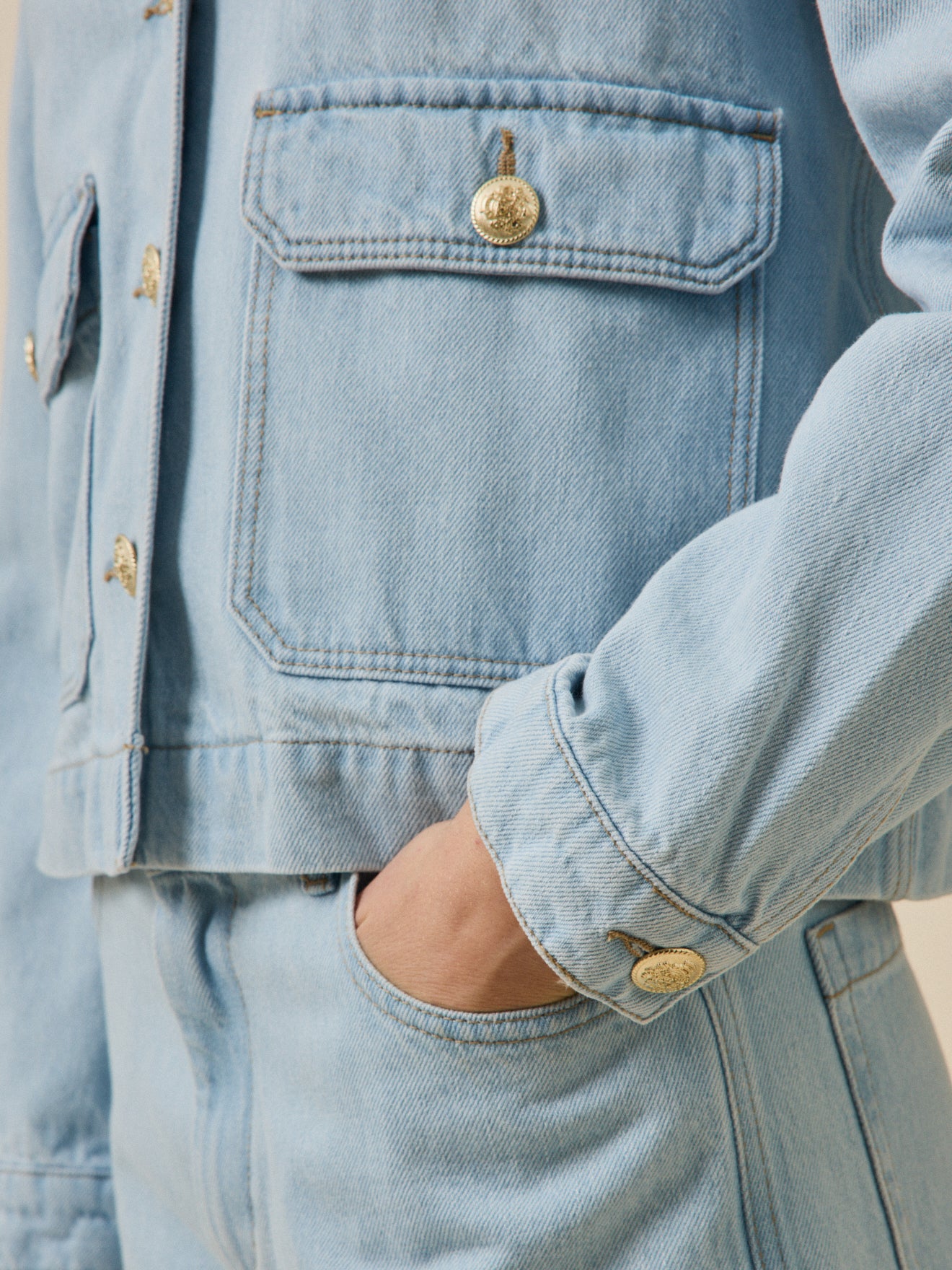 Veste en jean femme coton biologique