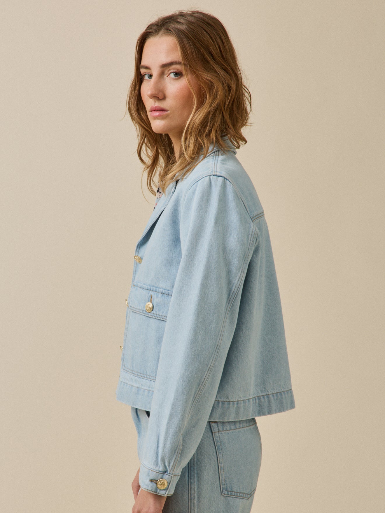 Veste en jean femme coton biologique