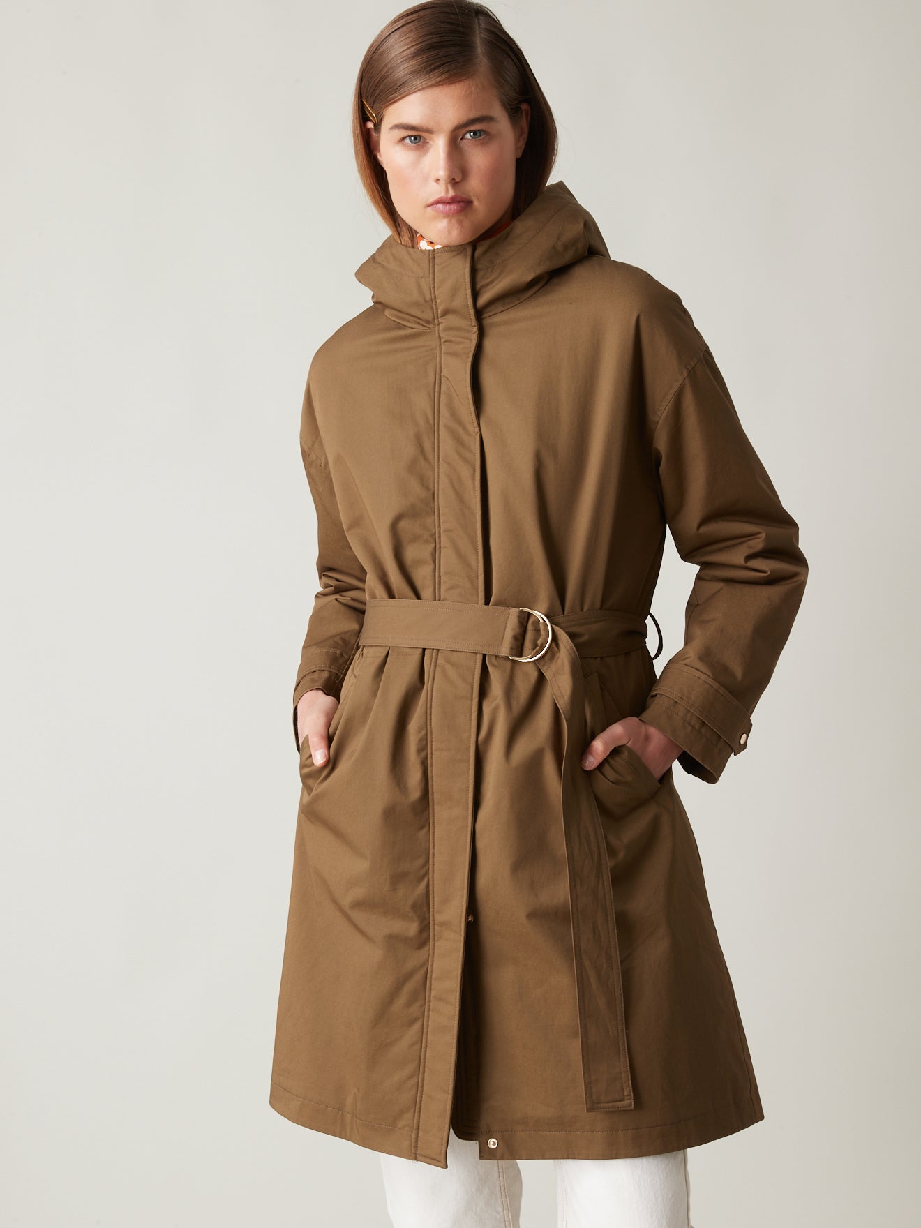 Parka mi-longue femme