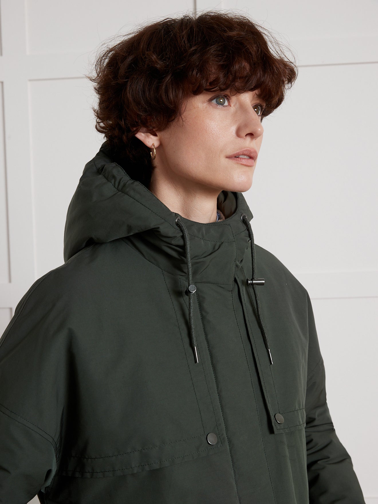 Parka mi-longue oversize femme