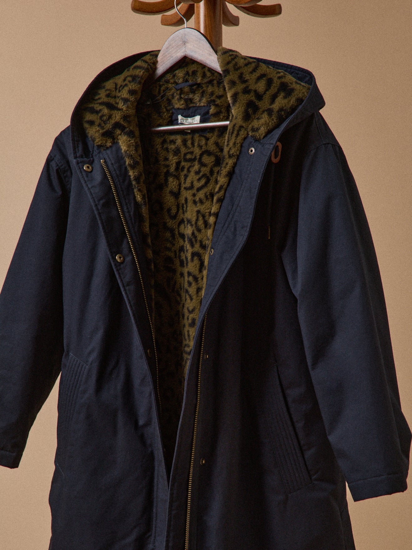 Parka mi-longue femme doublée imitation fourrure