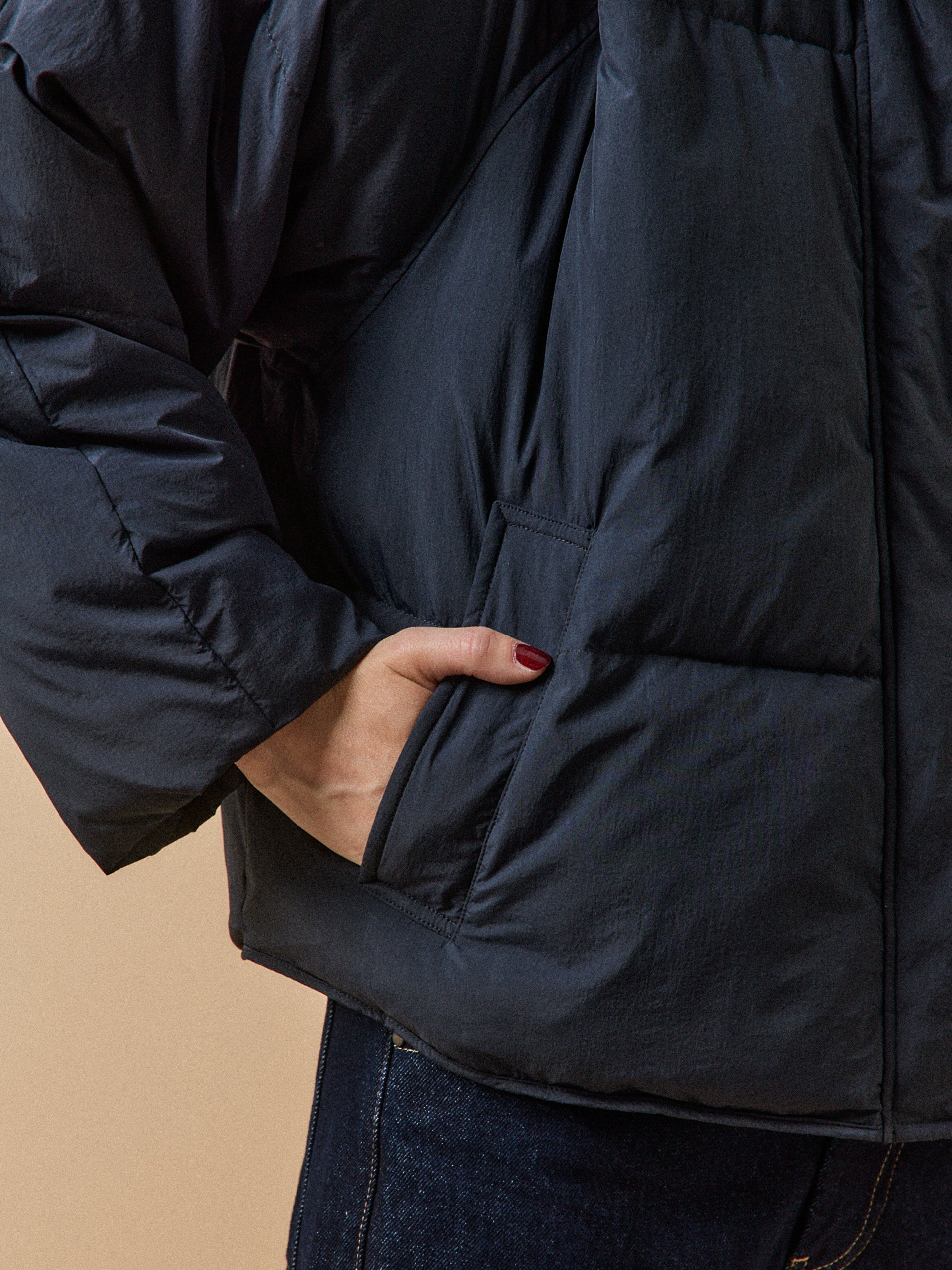 Doudoune courte matelassée femme