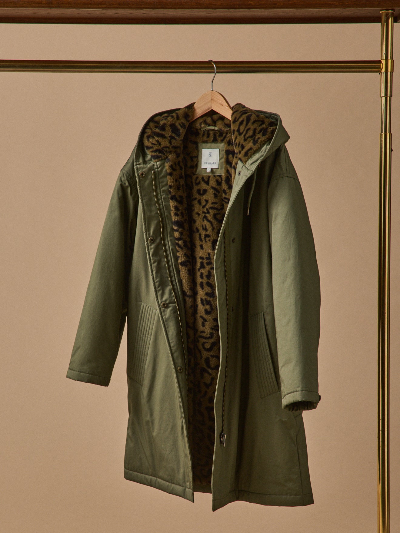 Parka mi-longue femme doublée imitation fourrure