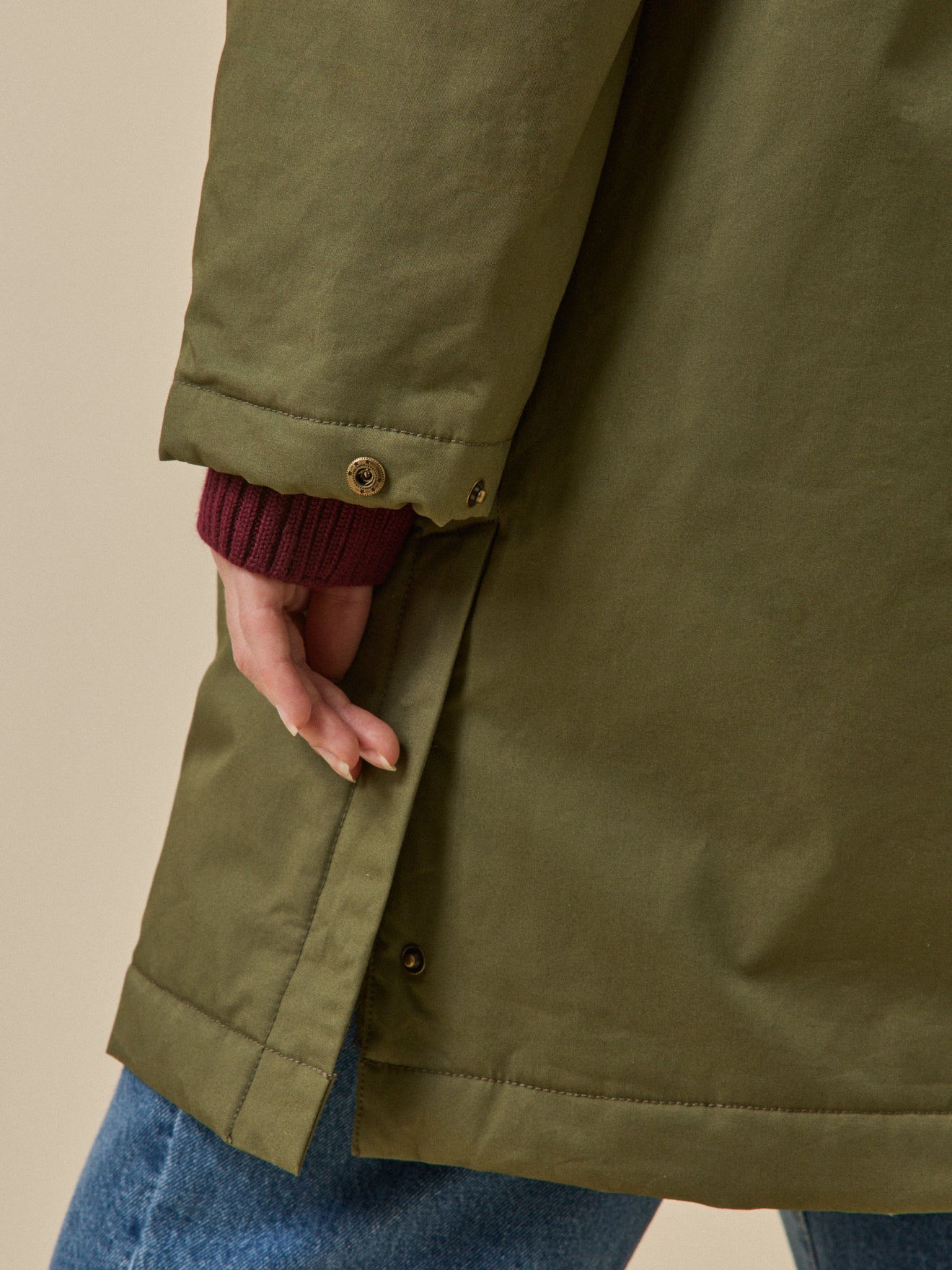 Parka mi-longue femme doublée imitation fourrure