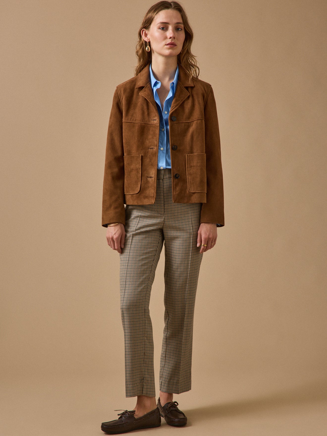 Veste cuir femme