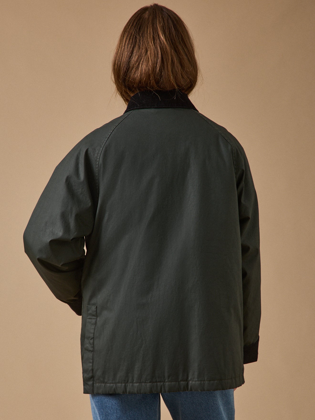 Veste femme coton enduit