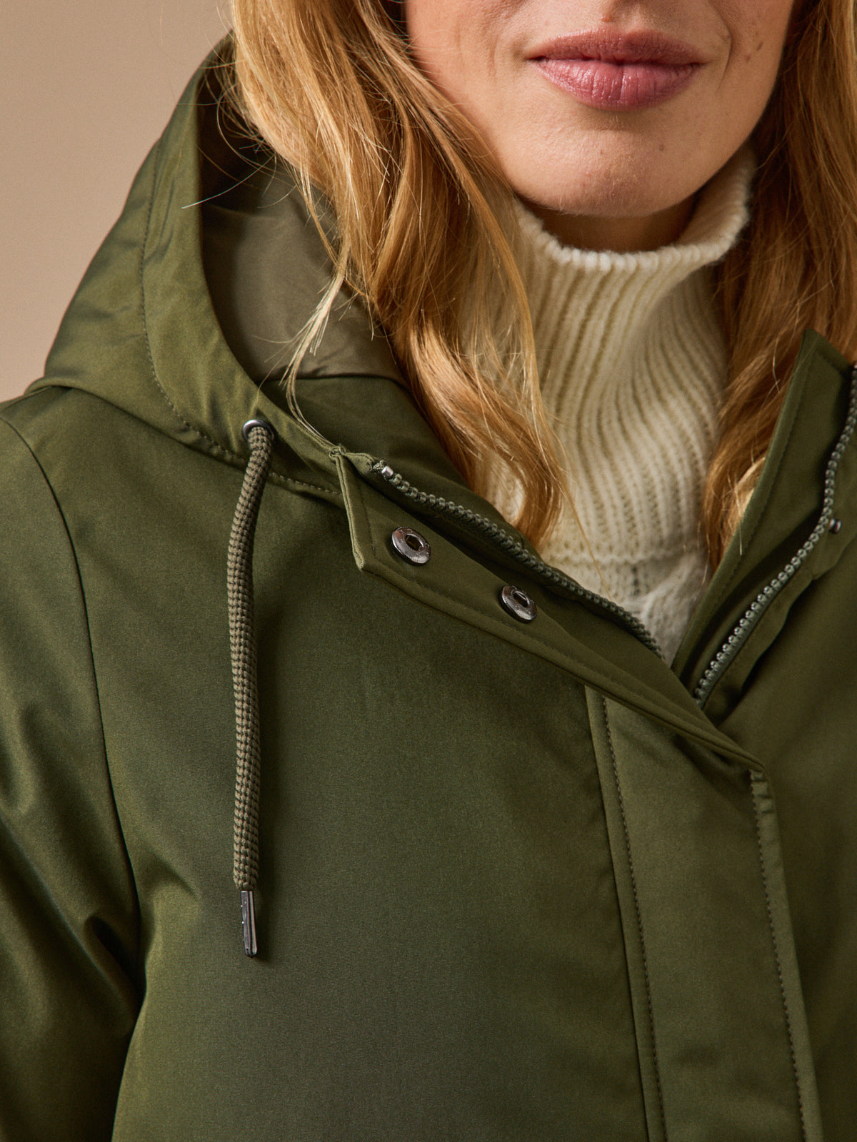 Parka longue matelassée femme