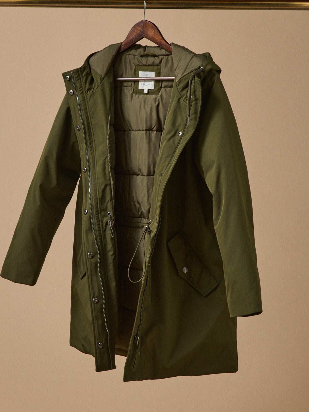 Parka longue matelassée femme
