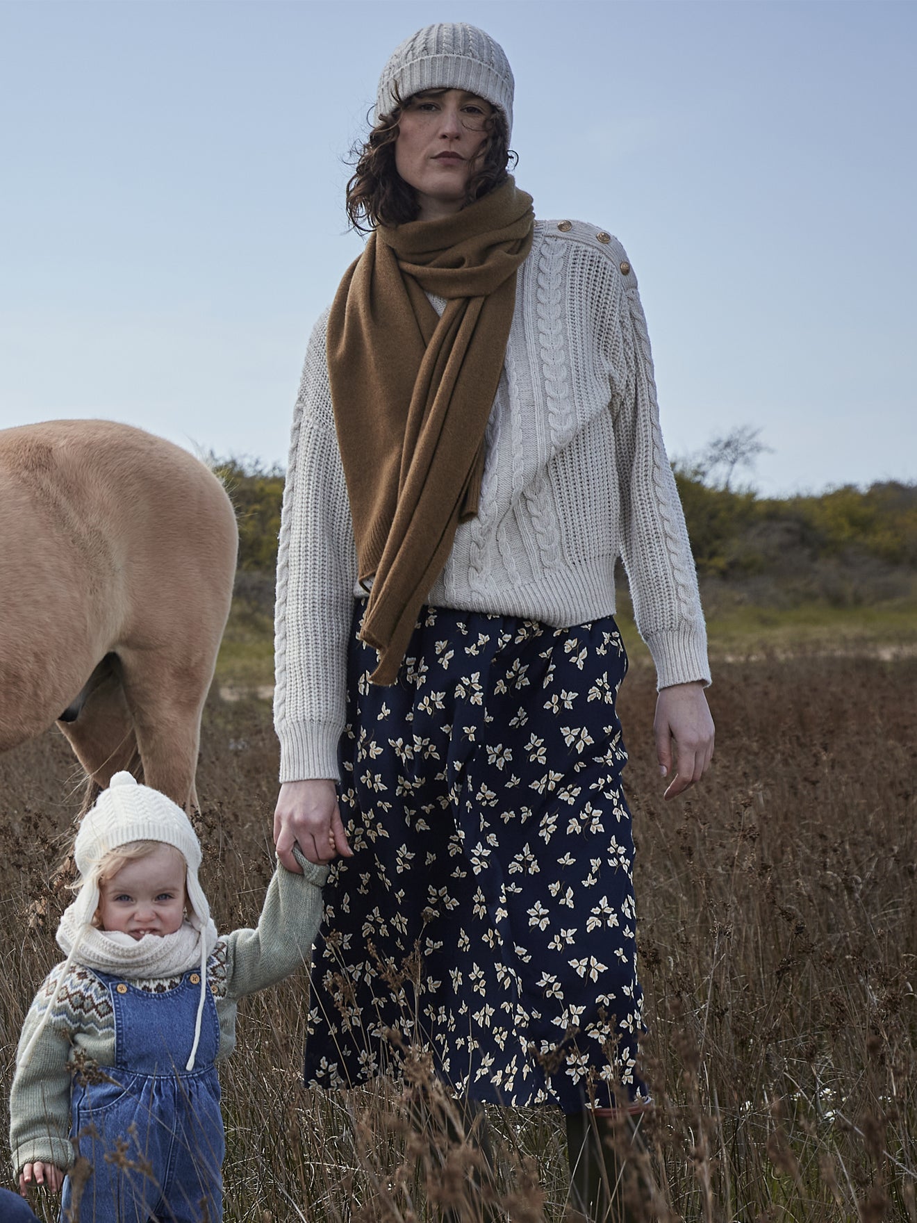 Jupe femme en viscose dobby imprimé Isabel