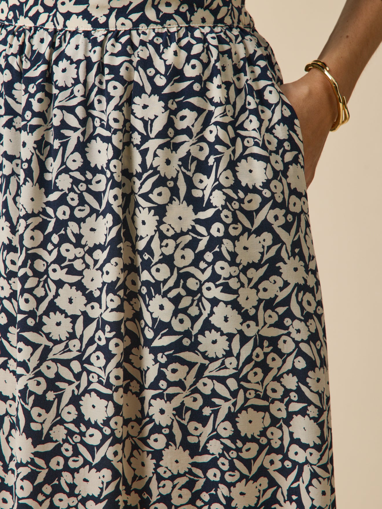 Jupe mi-longue femme imprimé Enea