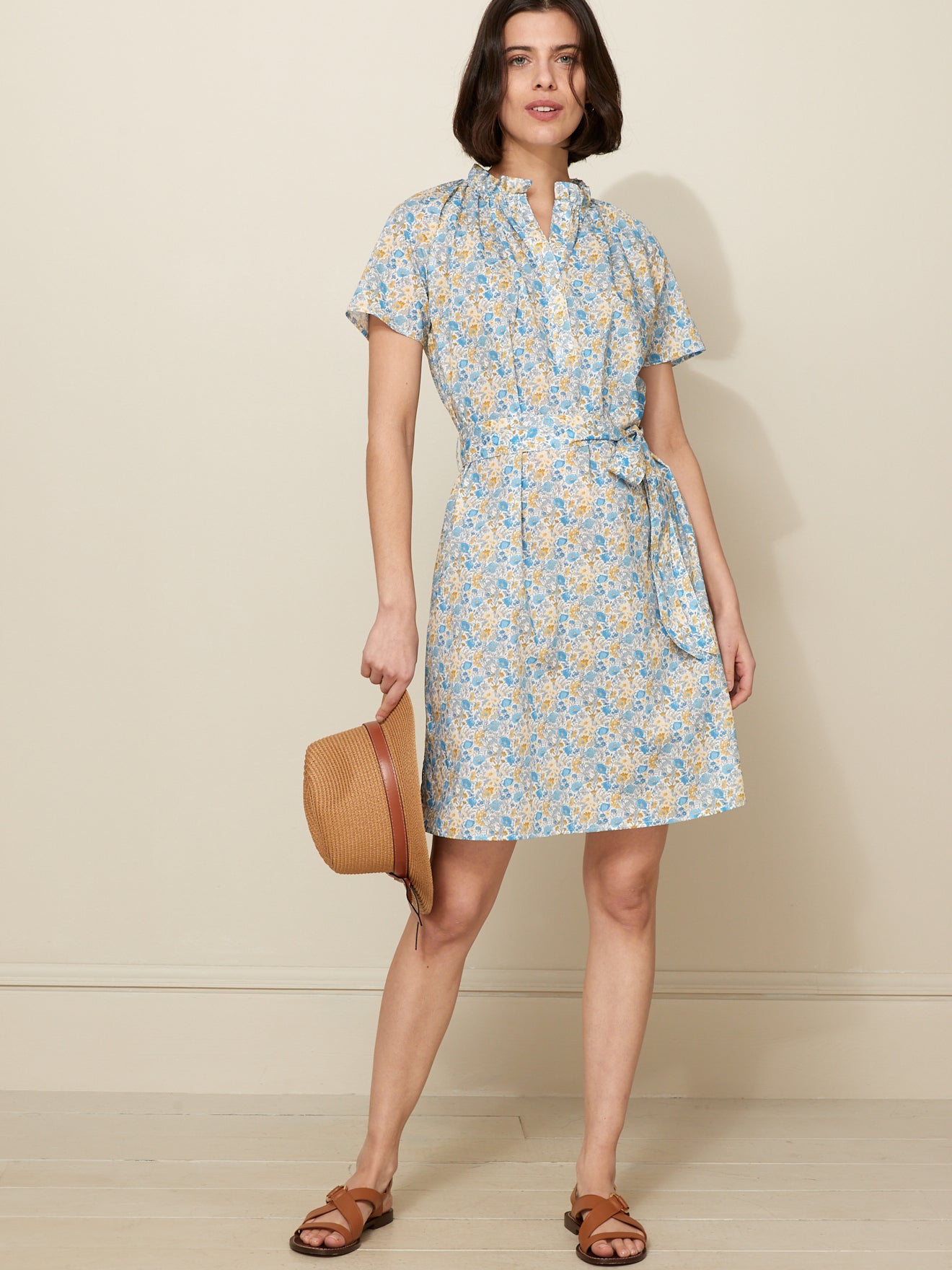 Robe courte femme - Tissu Liberty Florence May