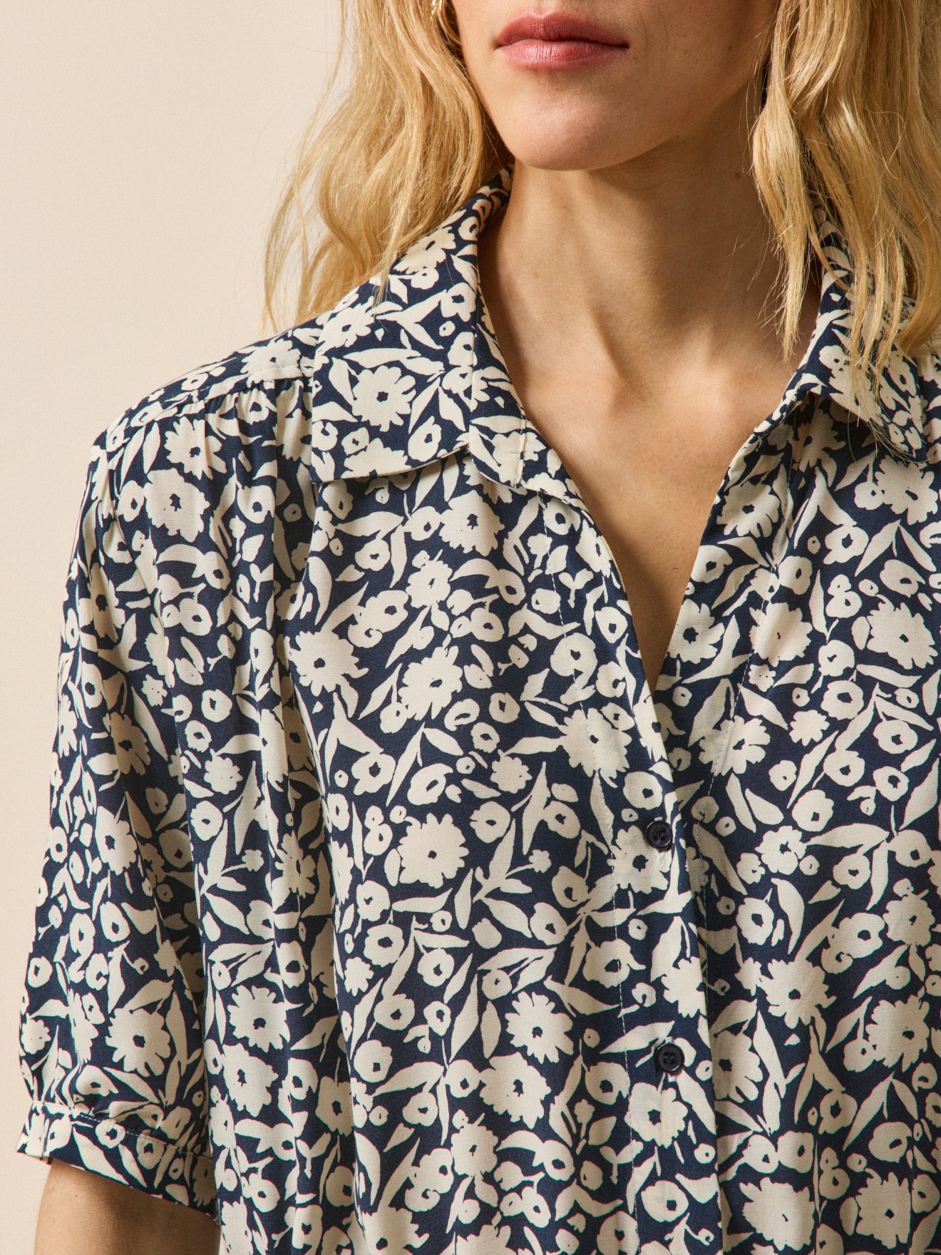 Robe mi-longue rétro femme imprimé Enea