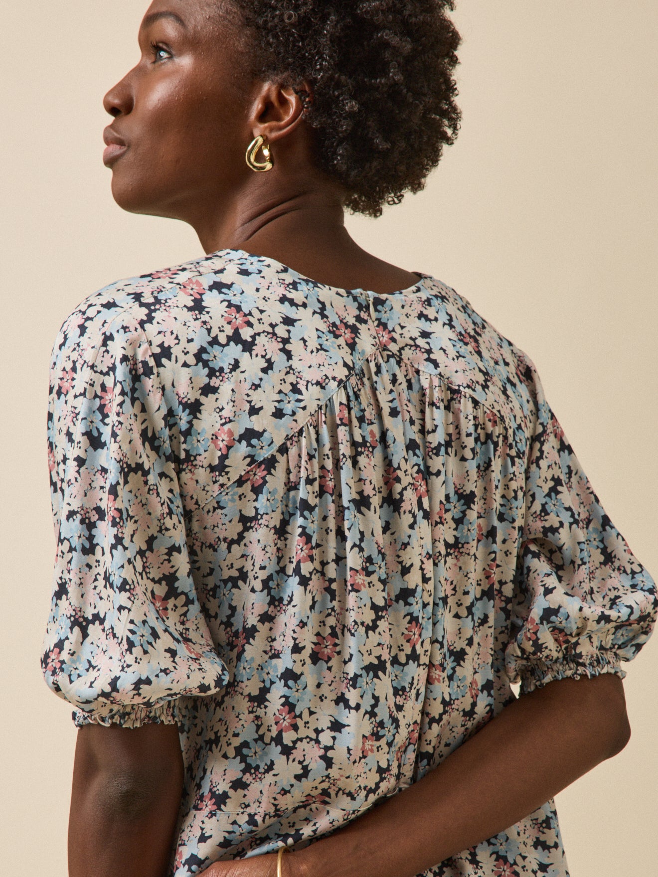 Robe longue femme imprimé Fleurs Pop