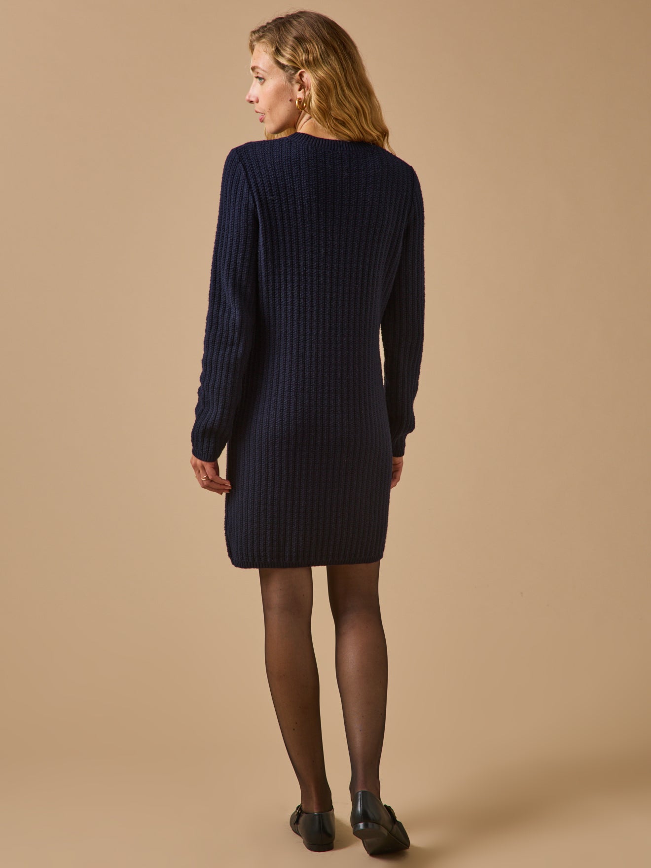 Robe-pull courte femme avec laine RWS*