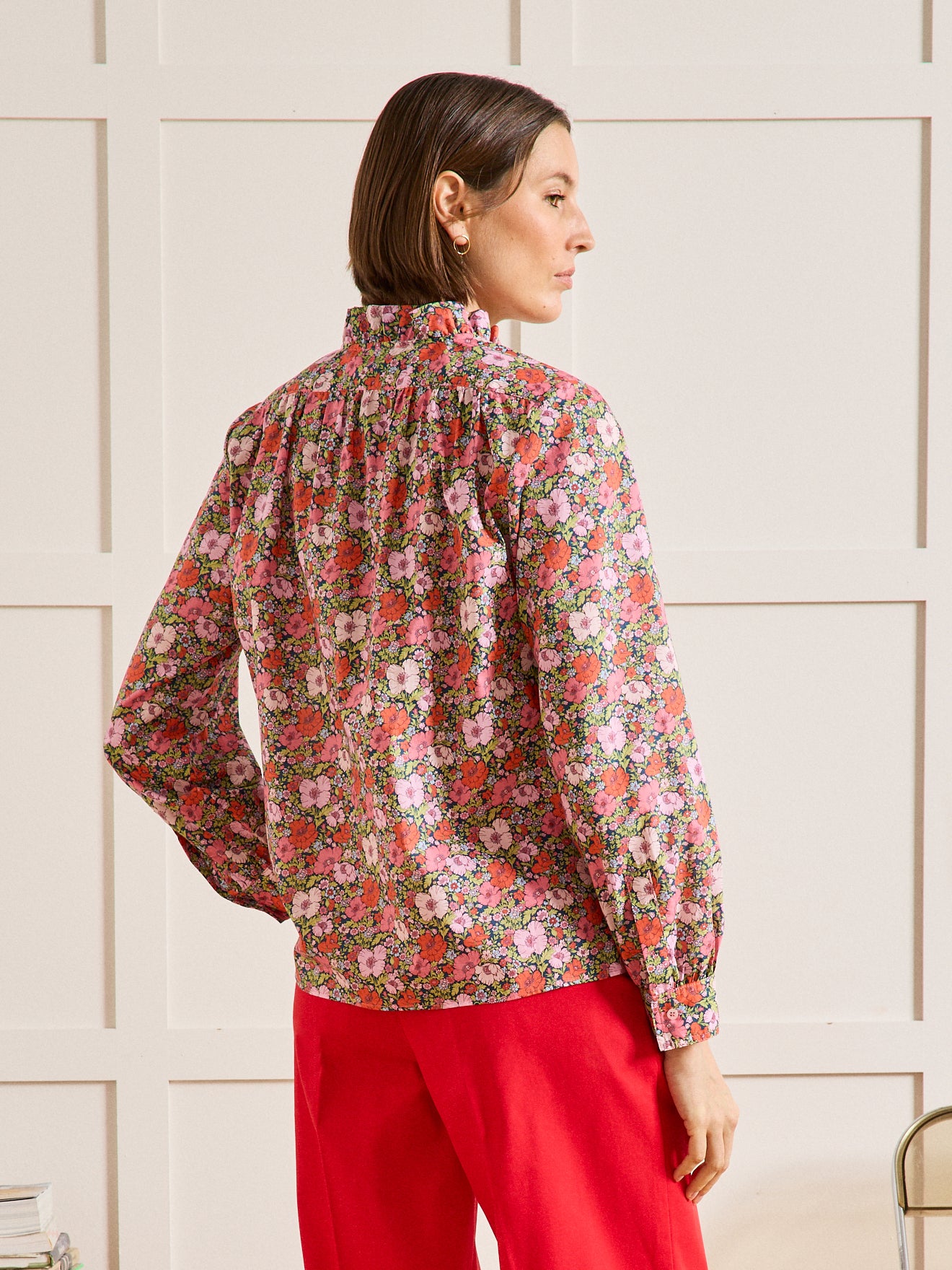 Blouse Volantee Blouse Femme Liberty Liberty Women Cyrillus COM