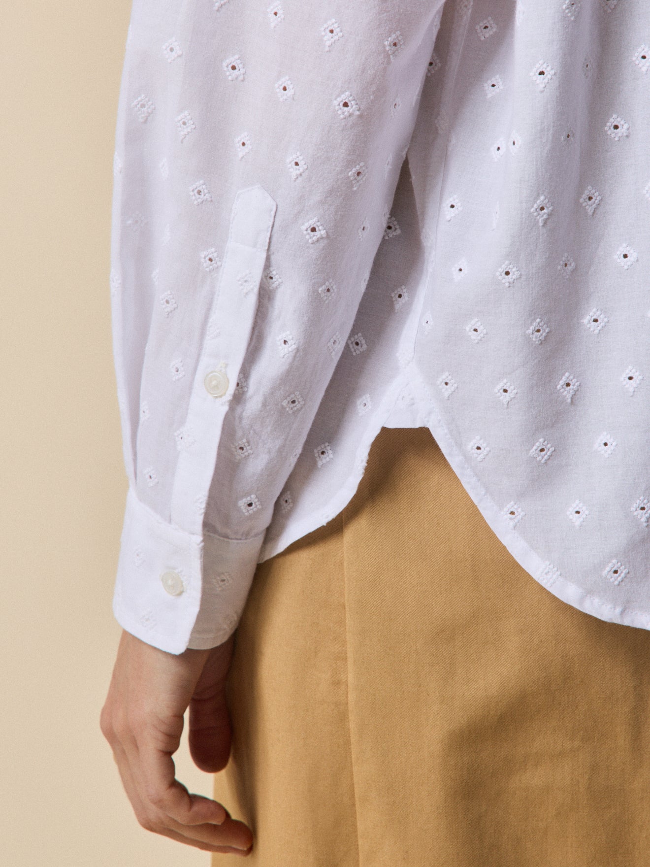 Chemise brodée - Coupe Gaby