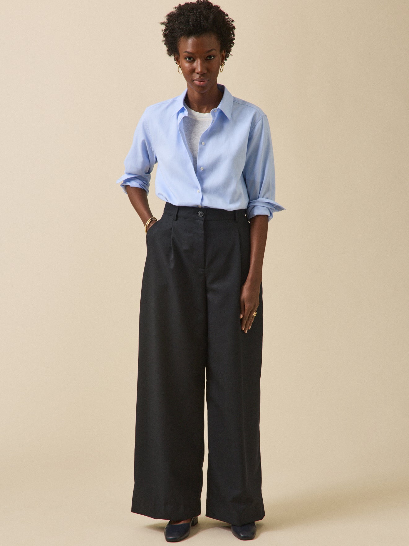 Chemise oxford femme coton biologique