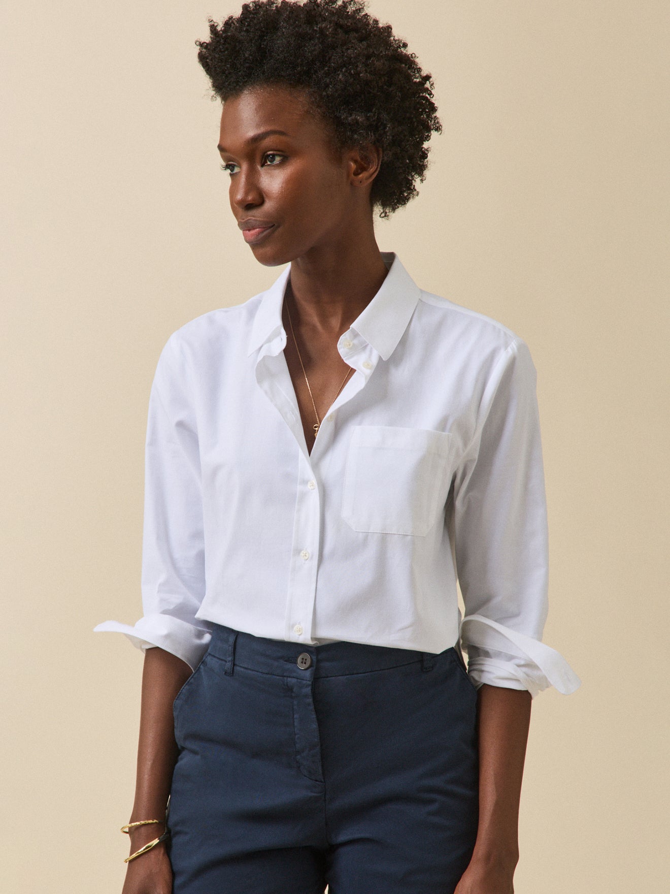 Chemise oxford femme coton biologique