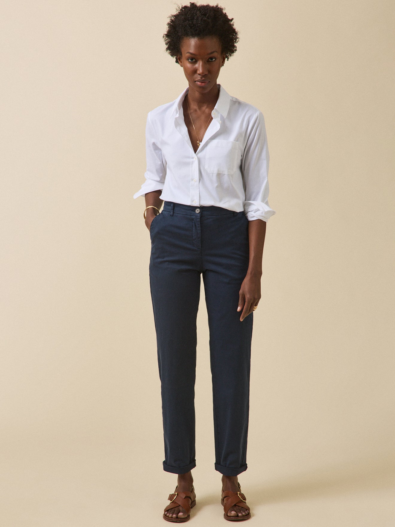 Chemise oxford femme coton biologique