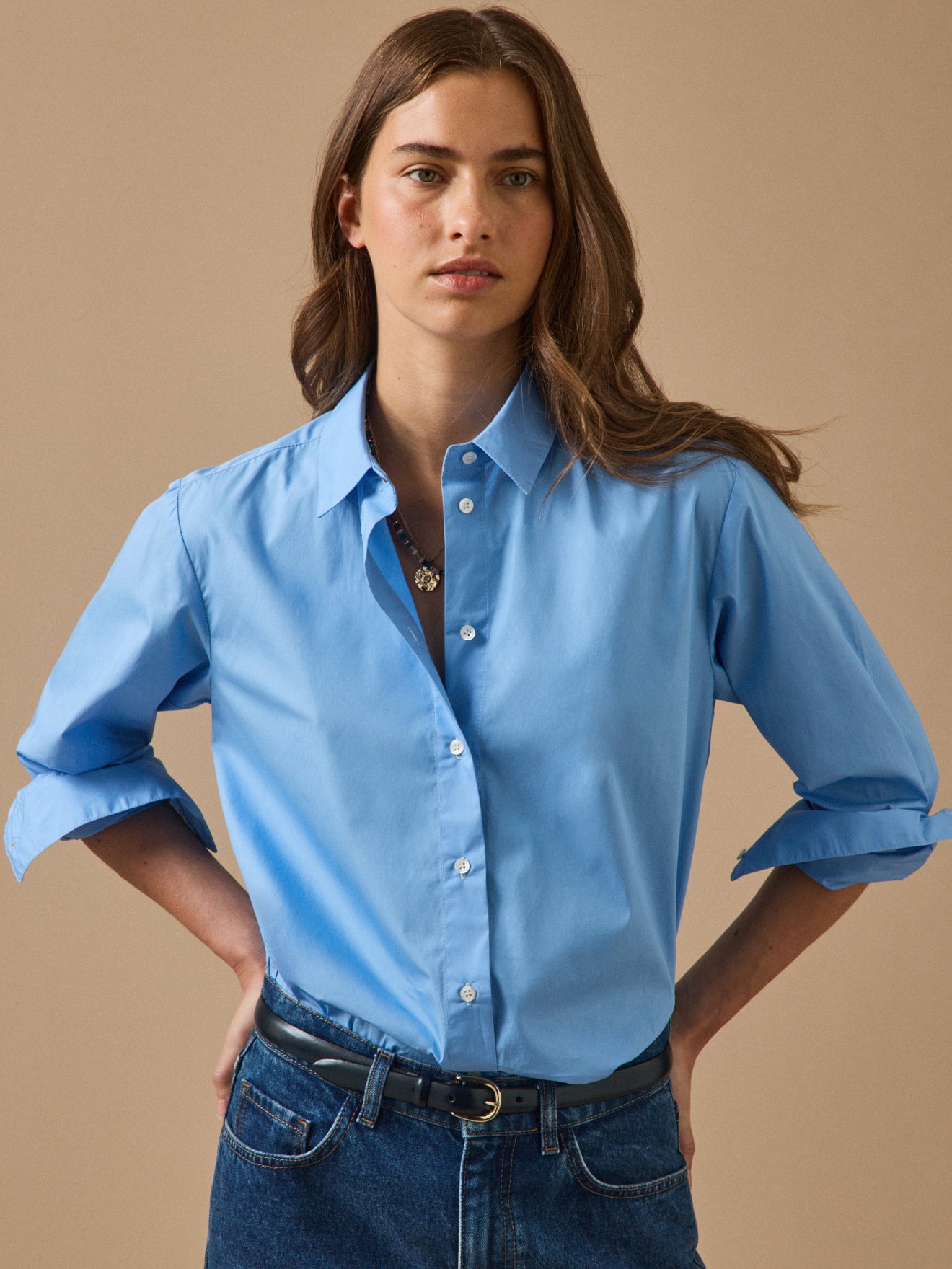 Chemise popeline - Coupe Gaby