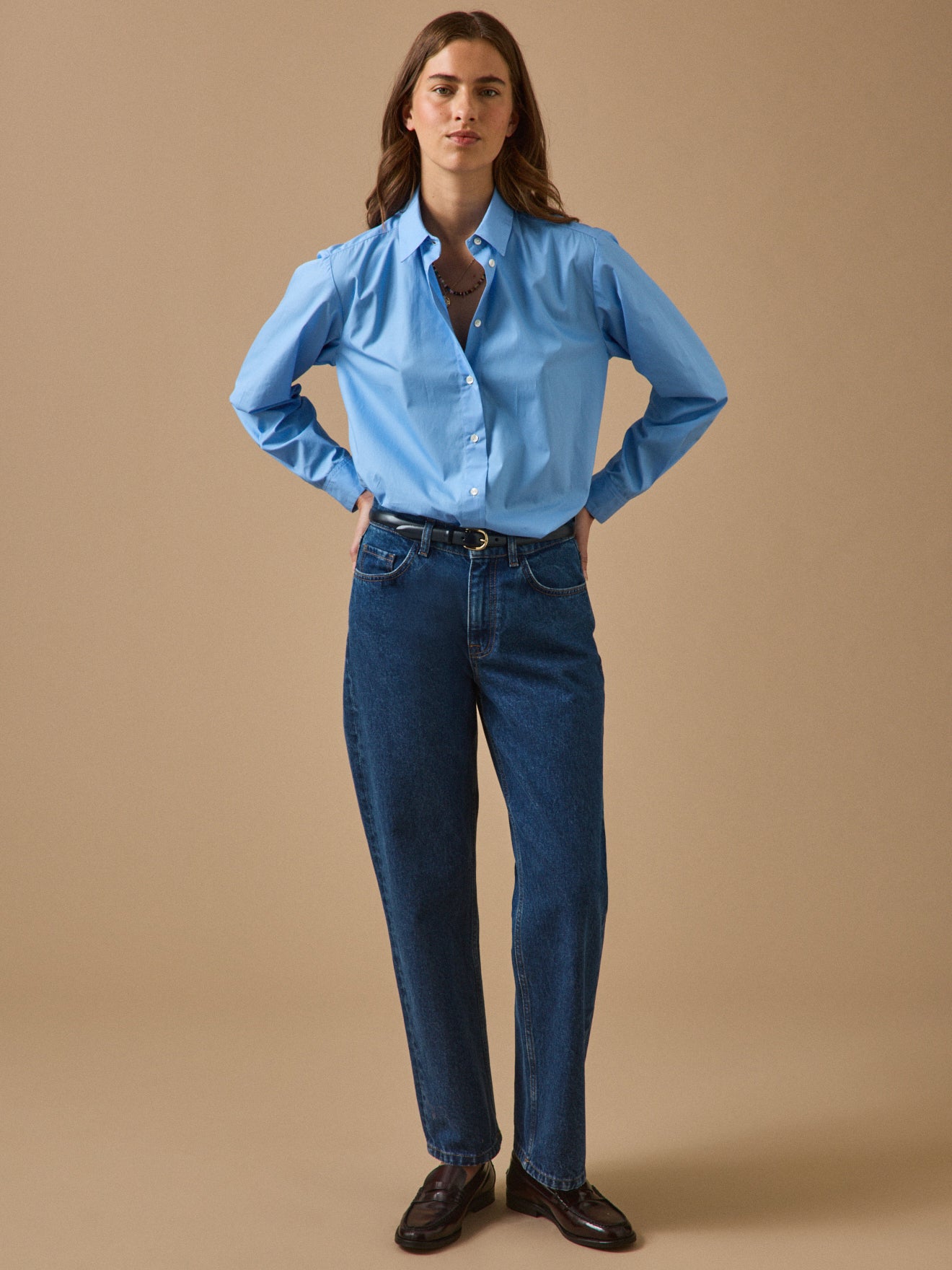 Chemise popeline - Coupe Gaby