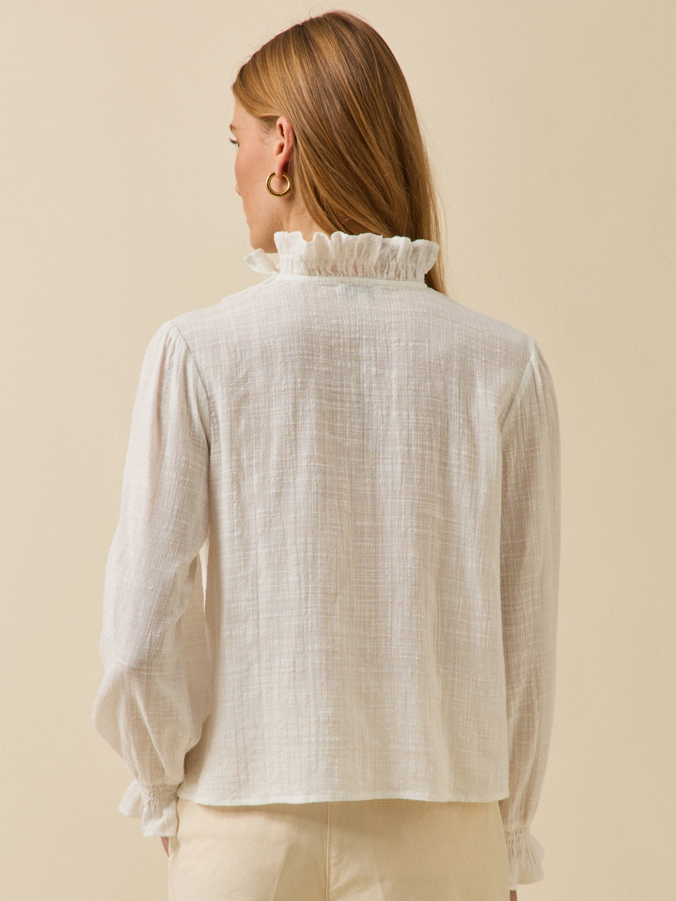 Blouse crépon femme